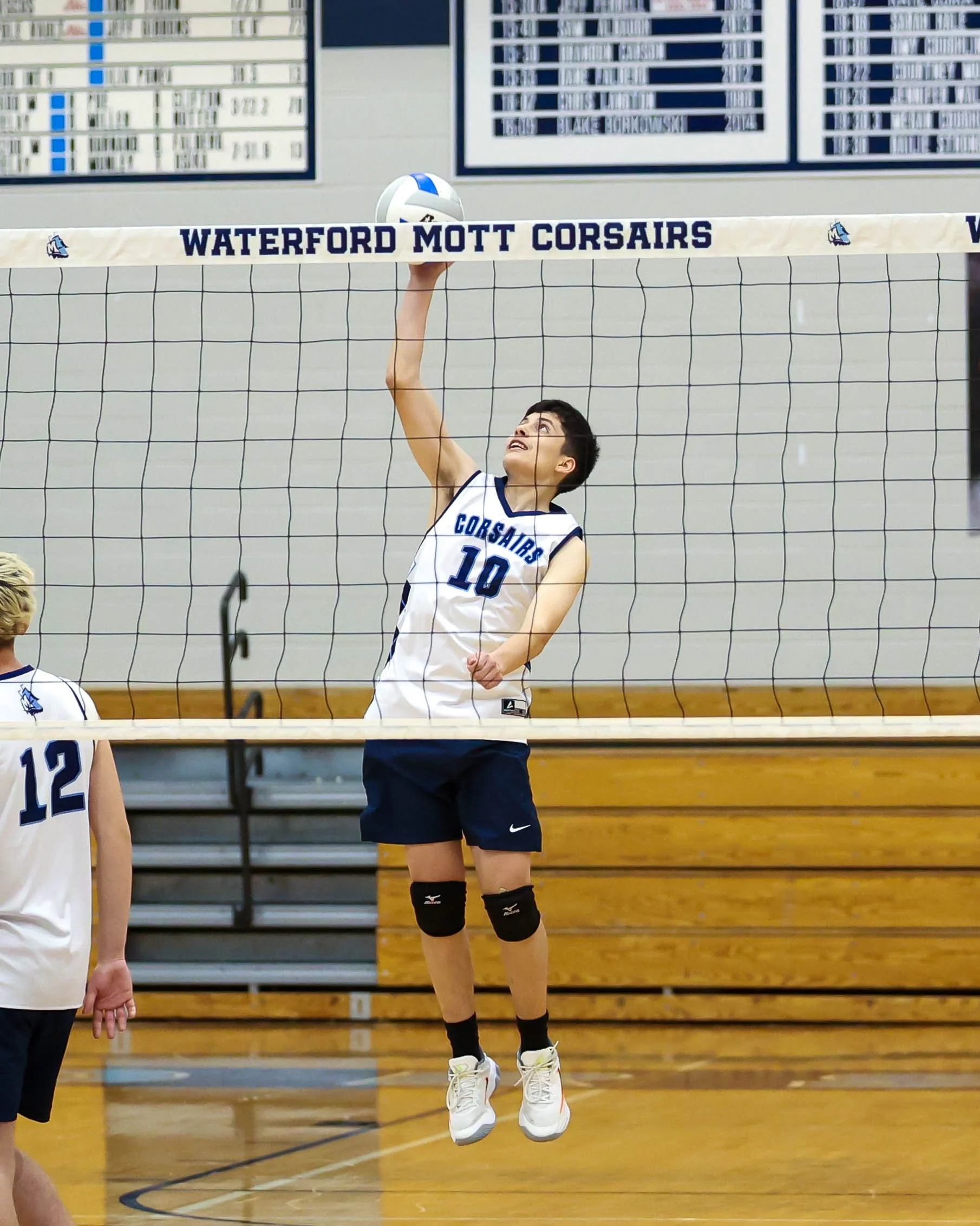 Mott #10 hits the ball