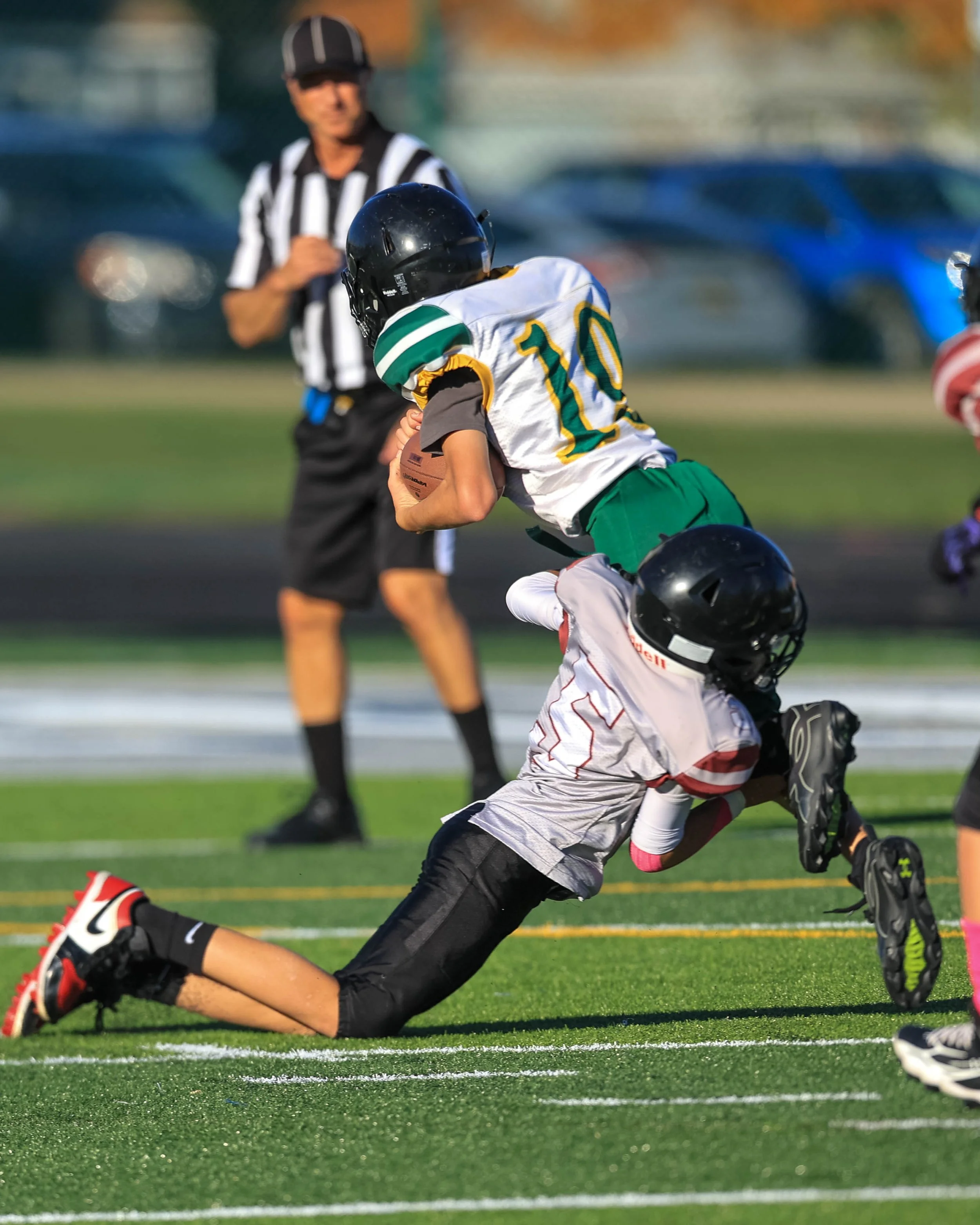 Mason #5 tackles Pierce #19