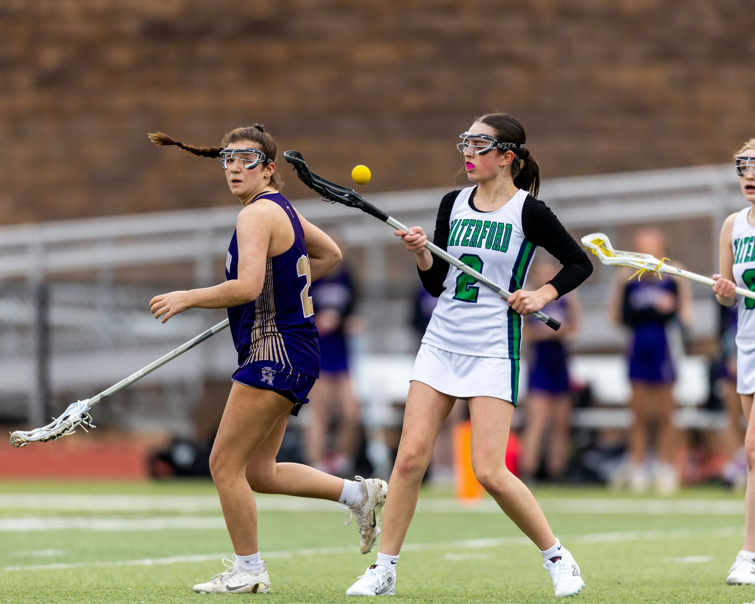 #2 with the ball in the air