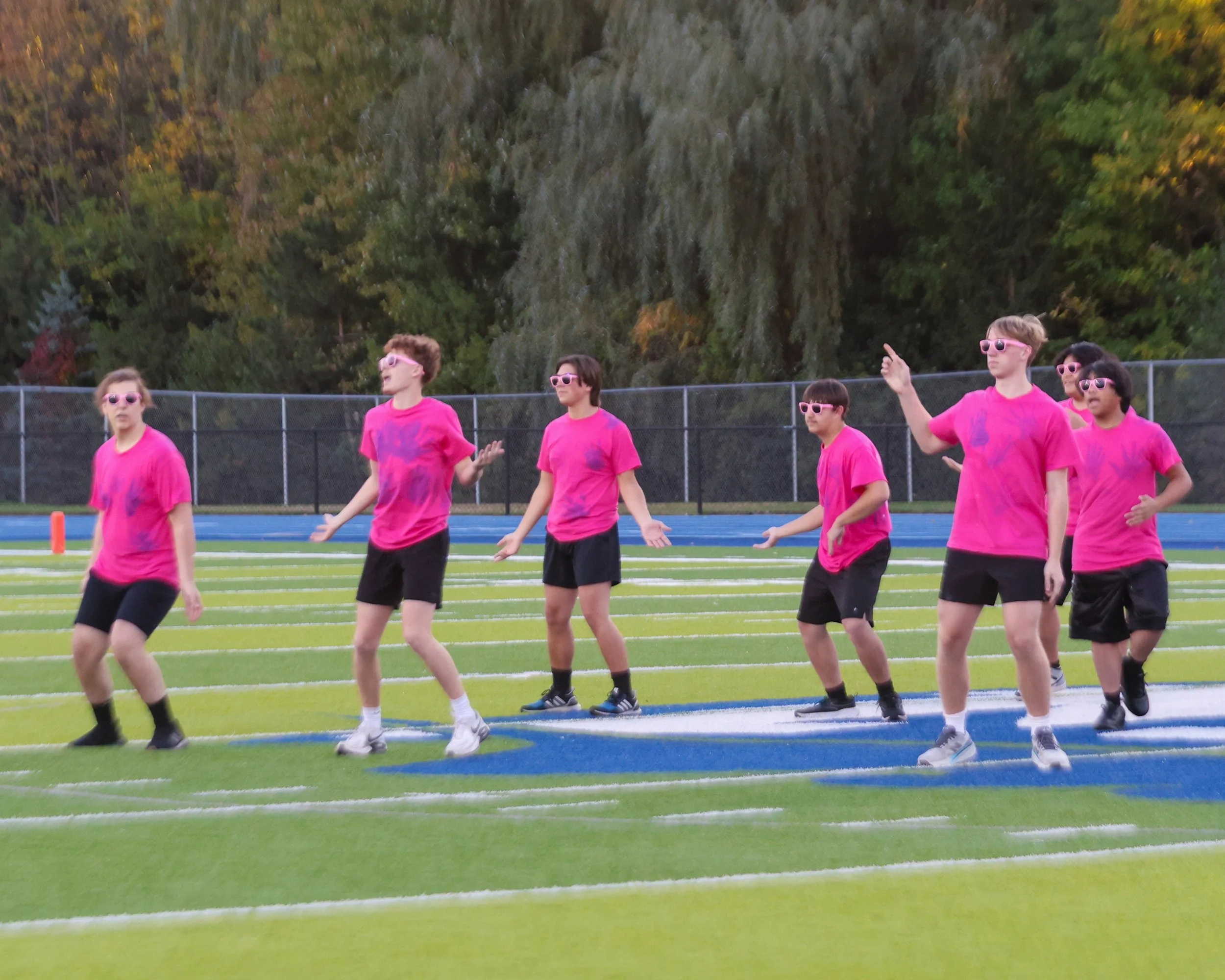 WM Cheerleaders at halftime
