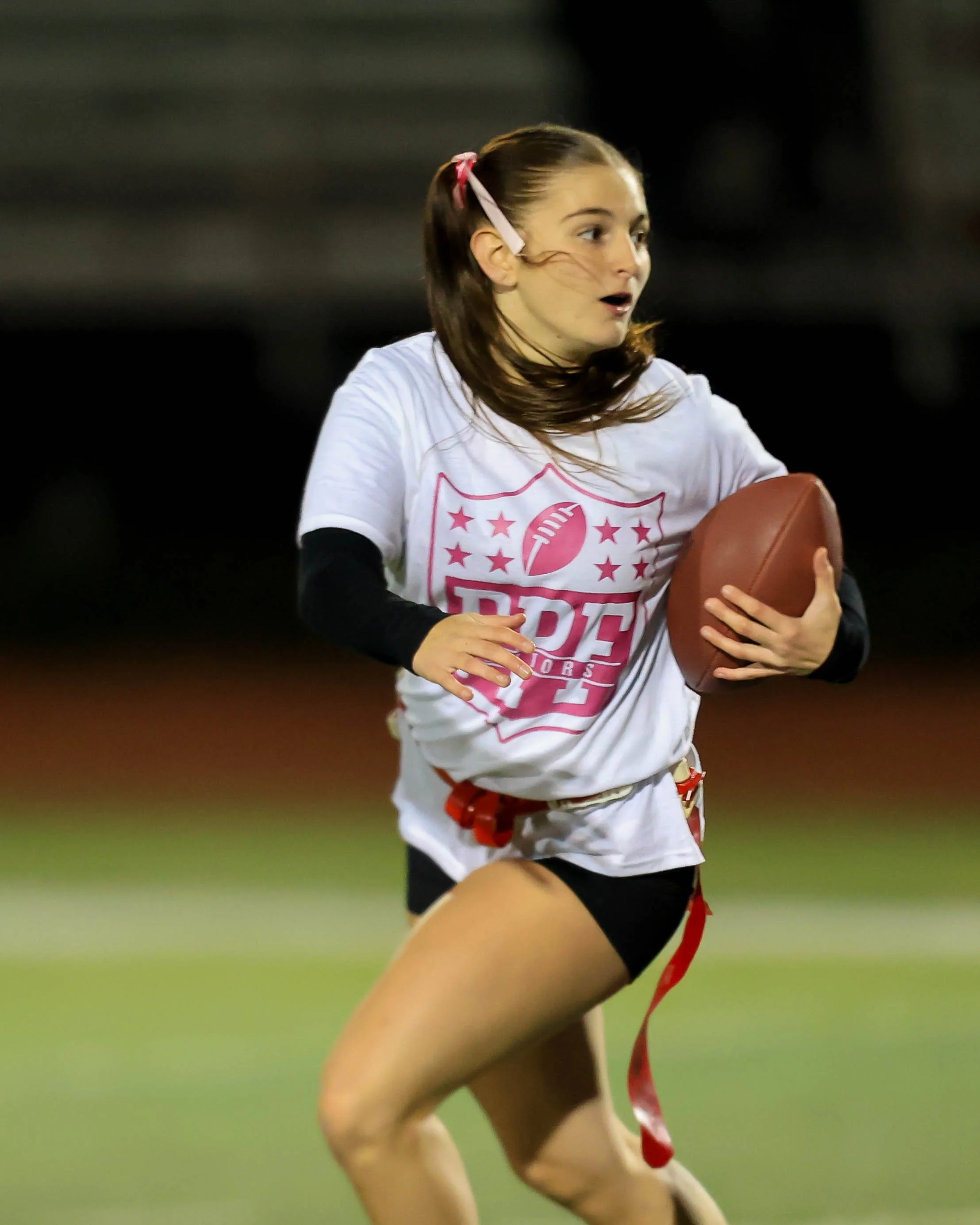 Junior runs with the ball 