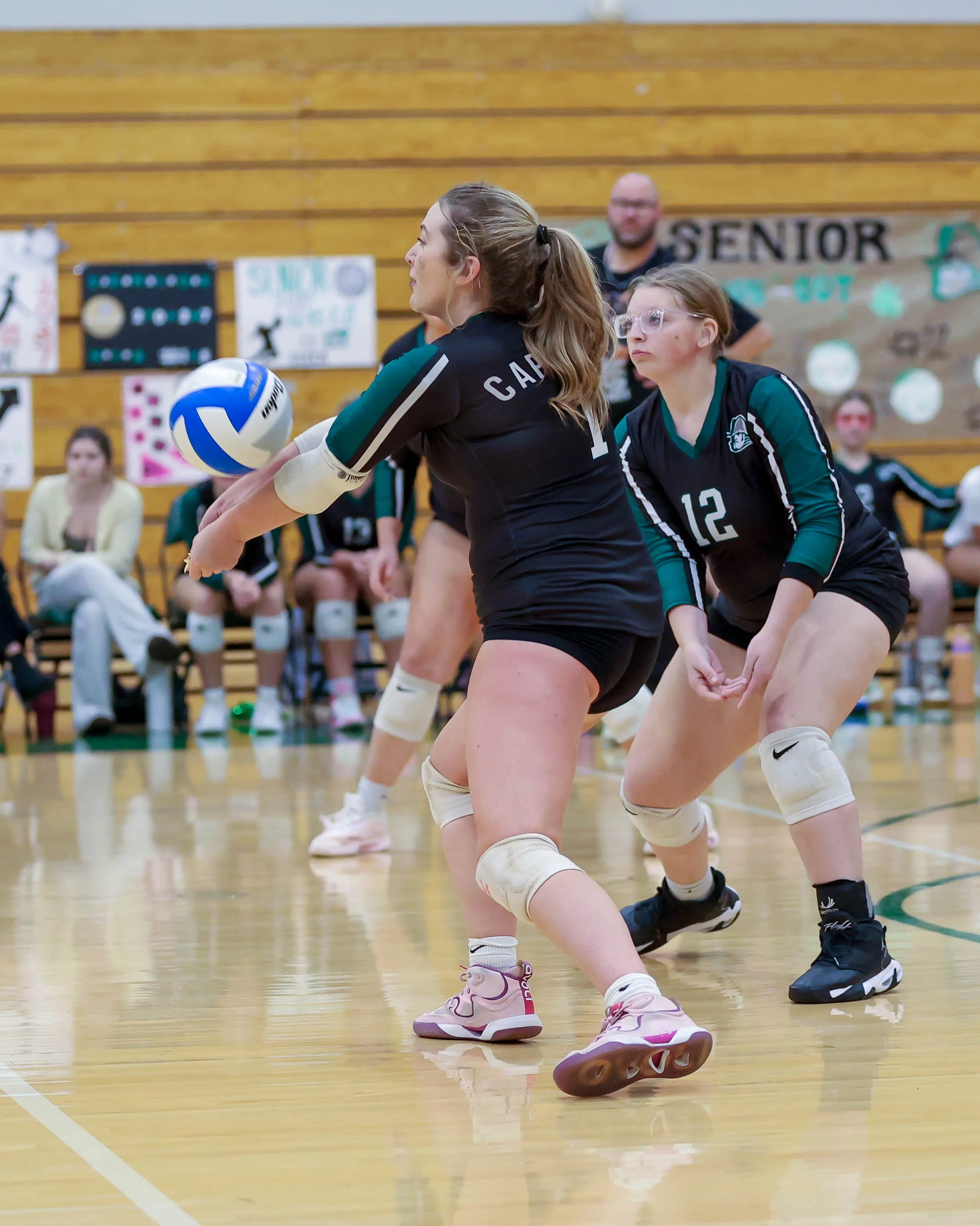 Kettering #1 hits the ball