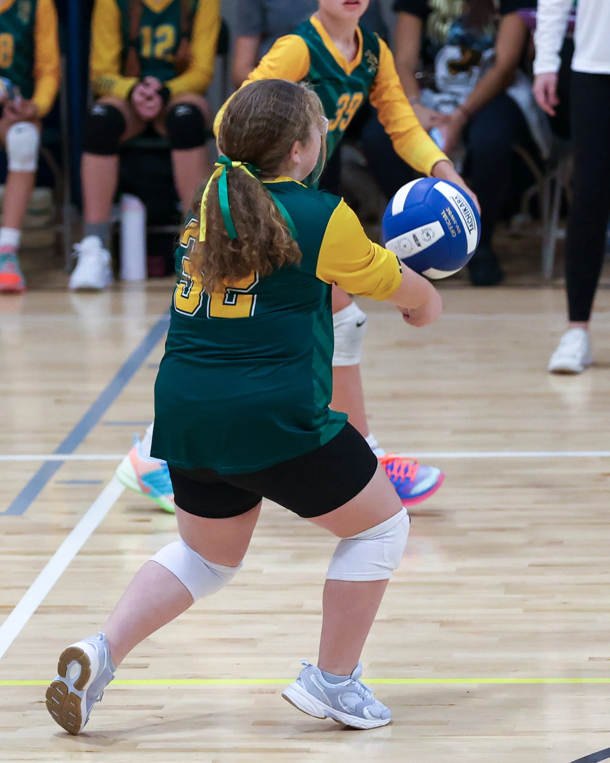Pierce girl returns the ball
