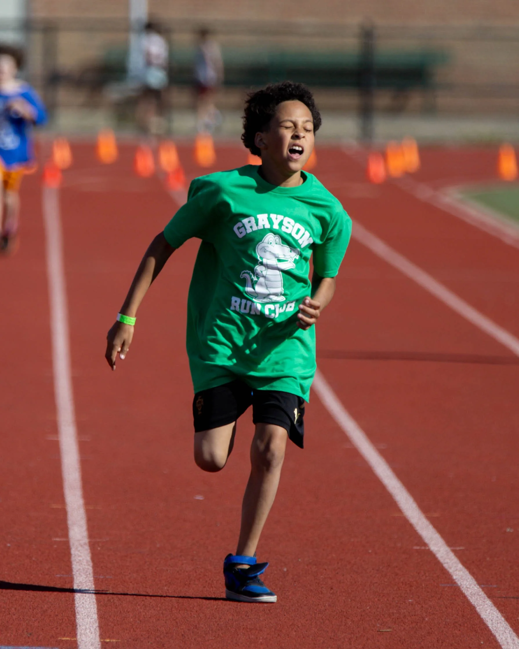 Grayson runner finishes the race