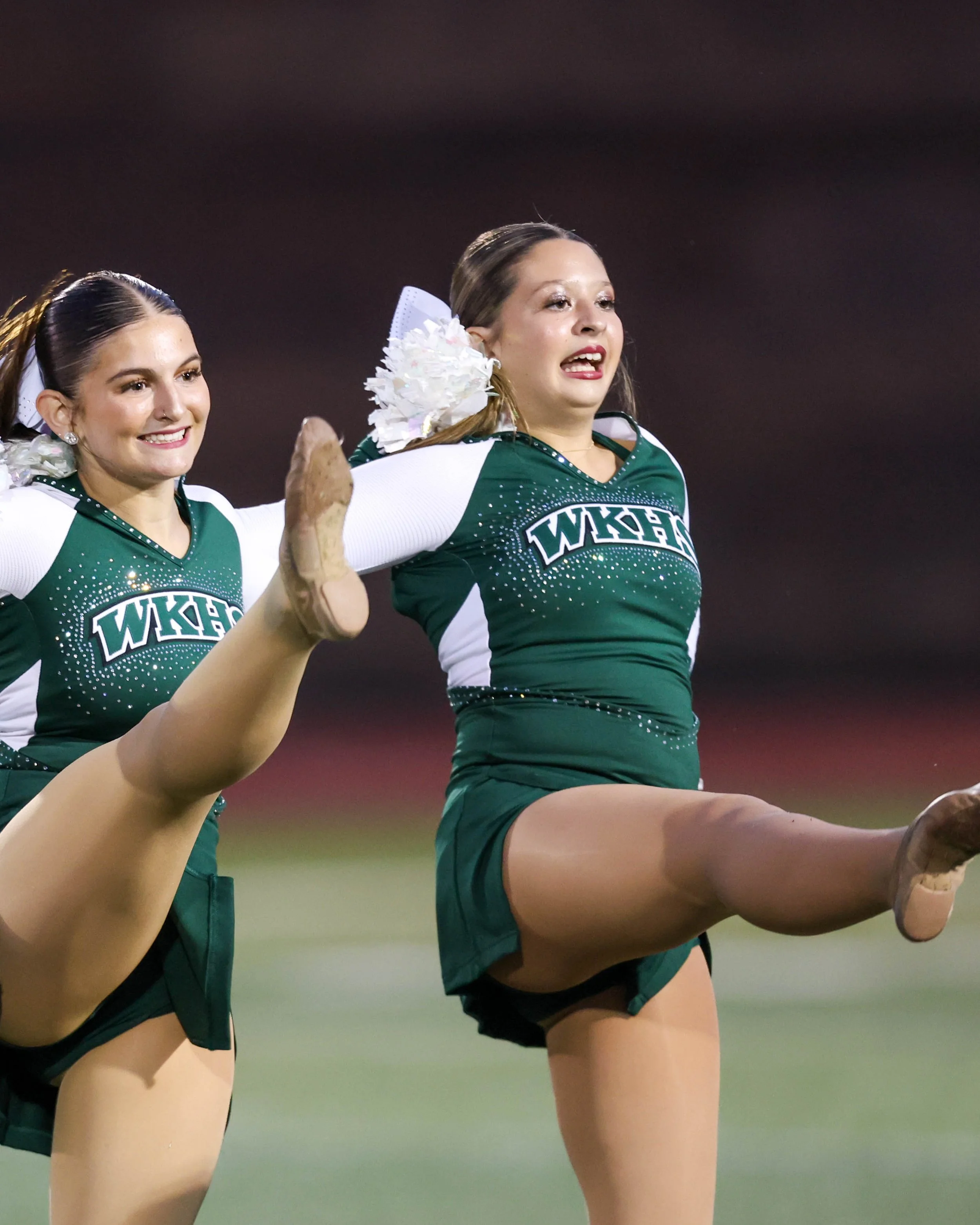 WK Cheerleaders at halftime