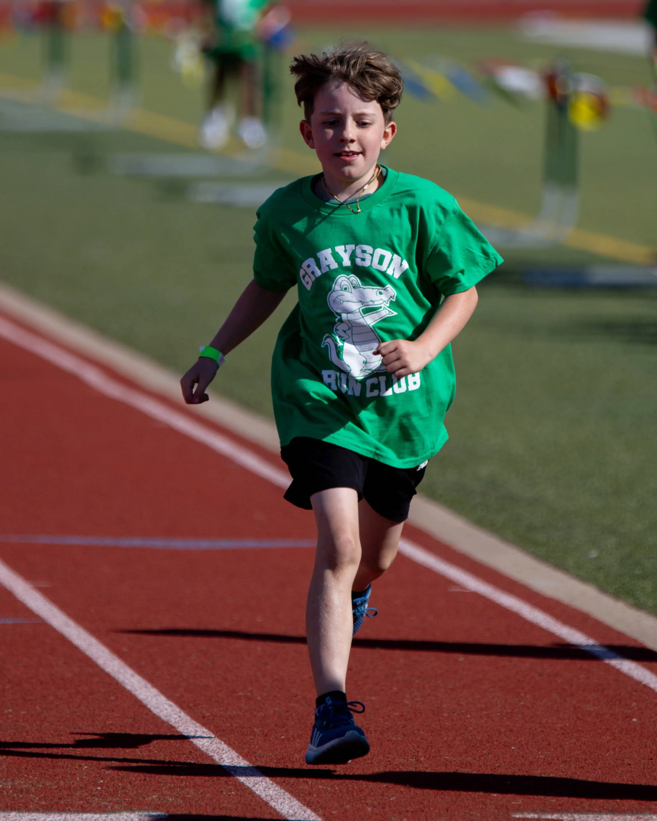 Grayson runner finishes the race