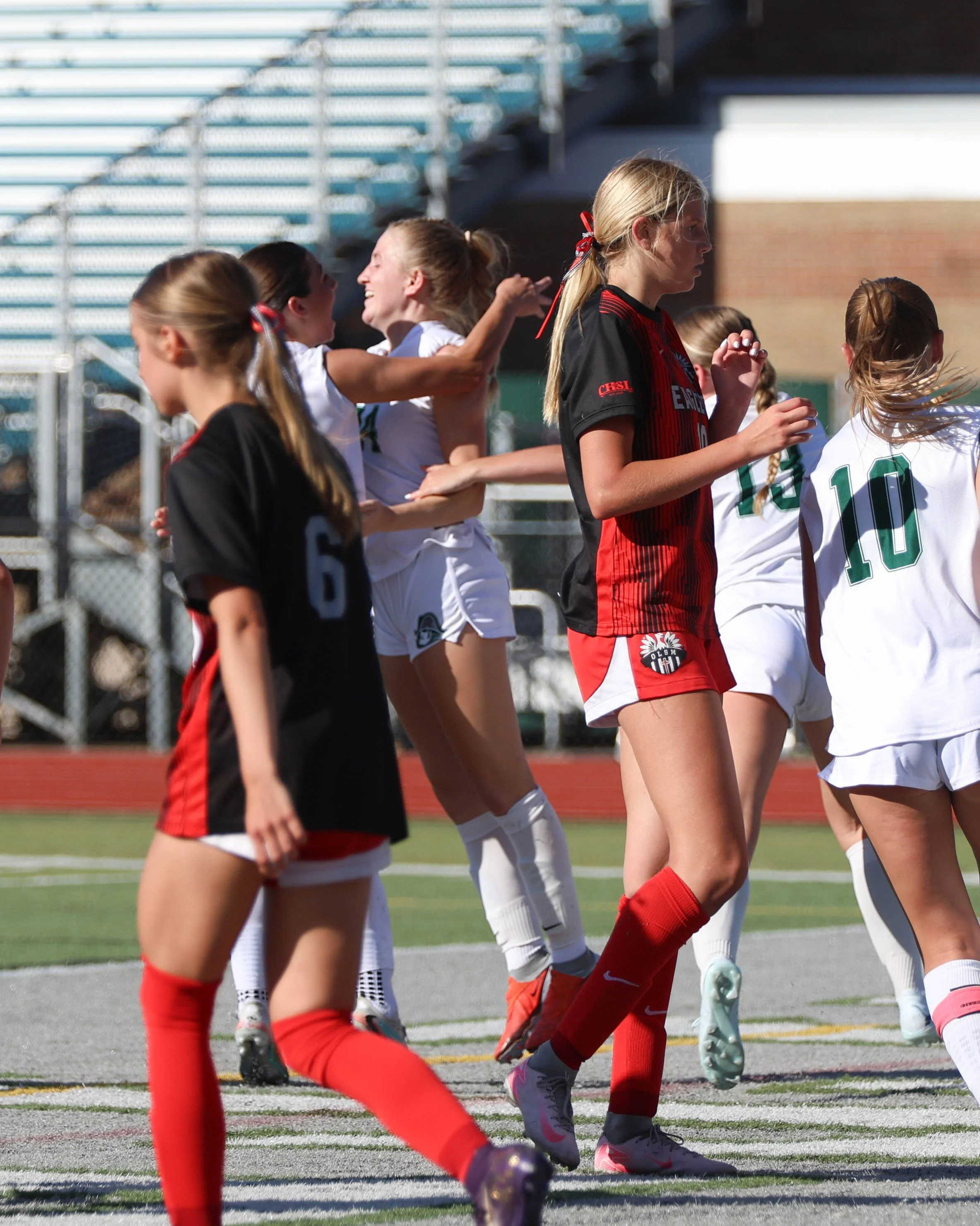 #24 scores a goal and celebrates