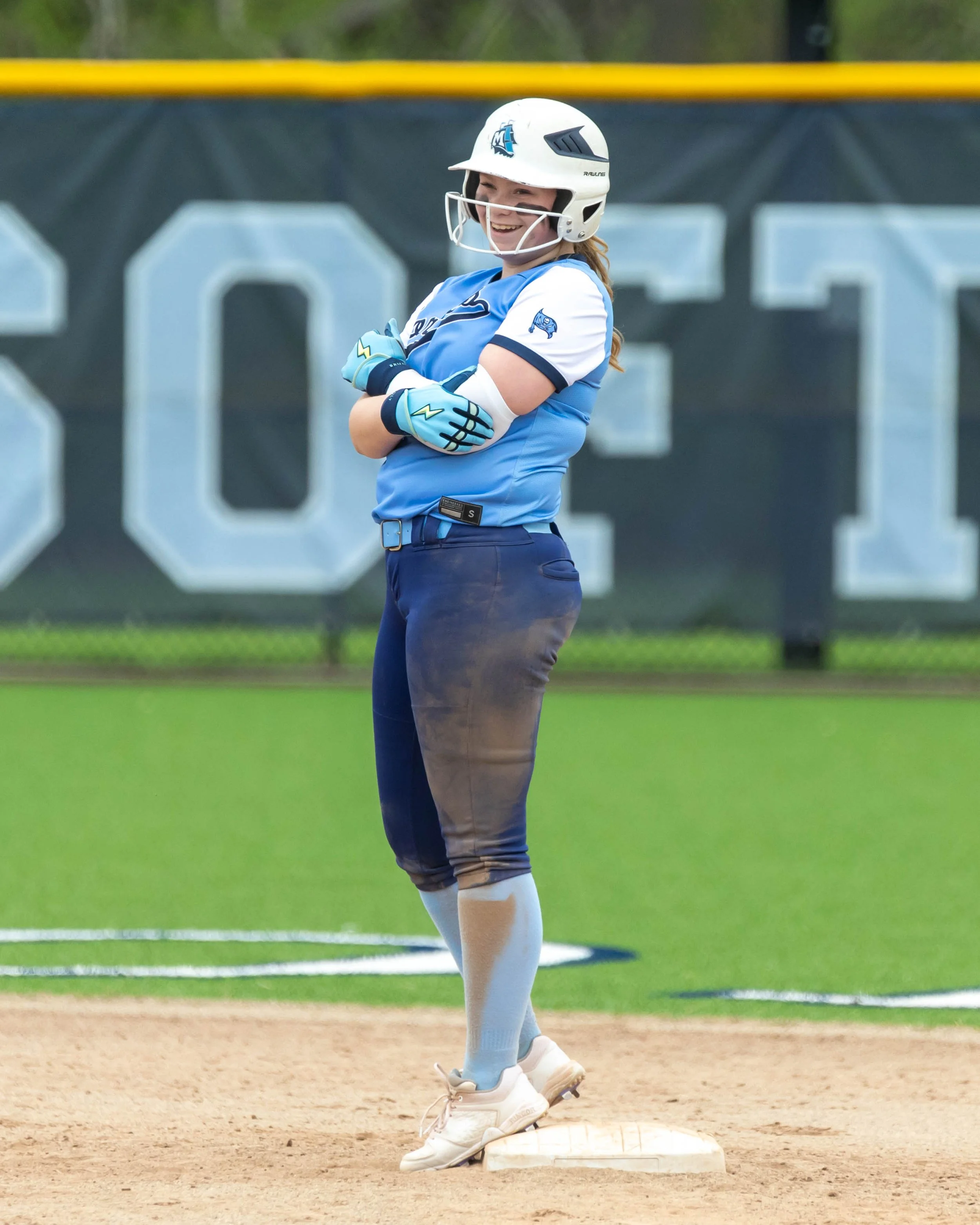 Mott runner at second base