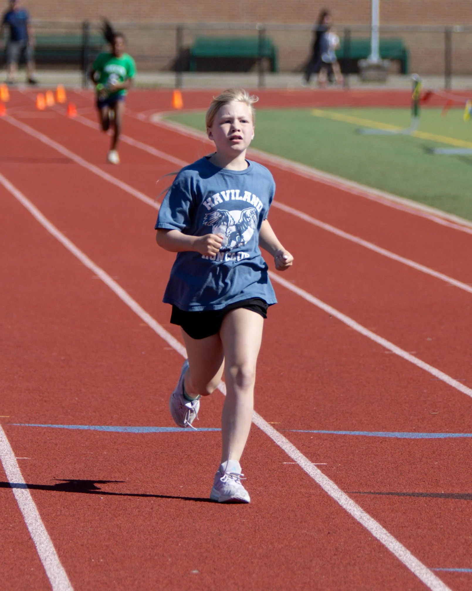 Haviland runner finishing the race
