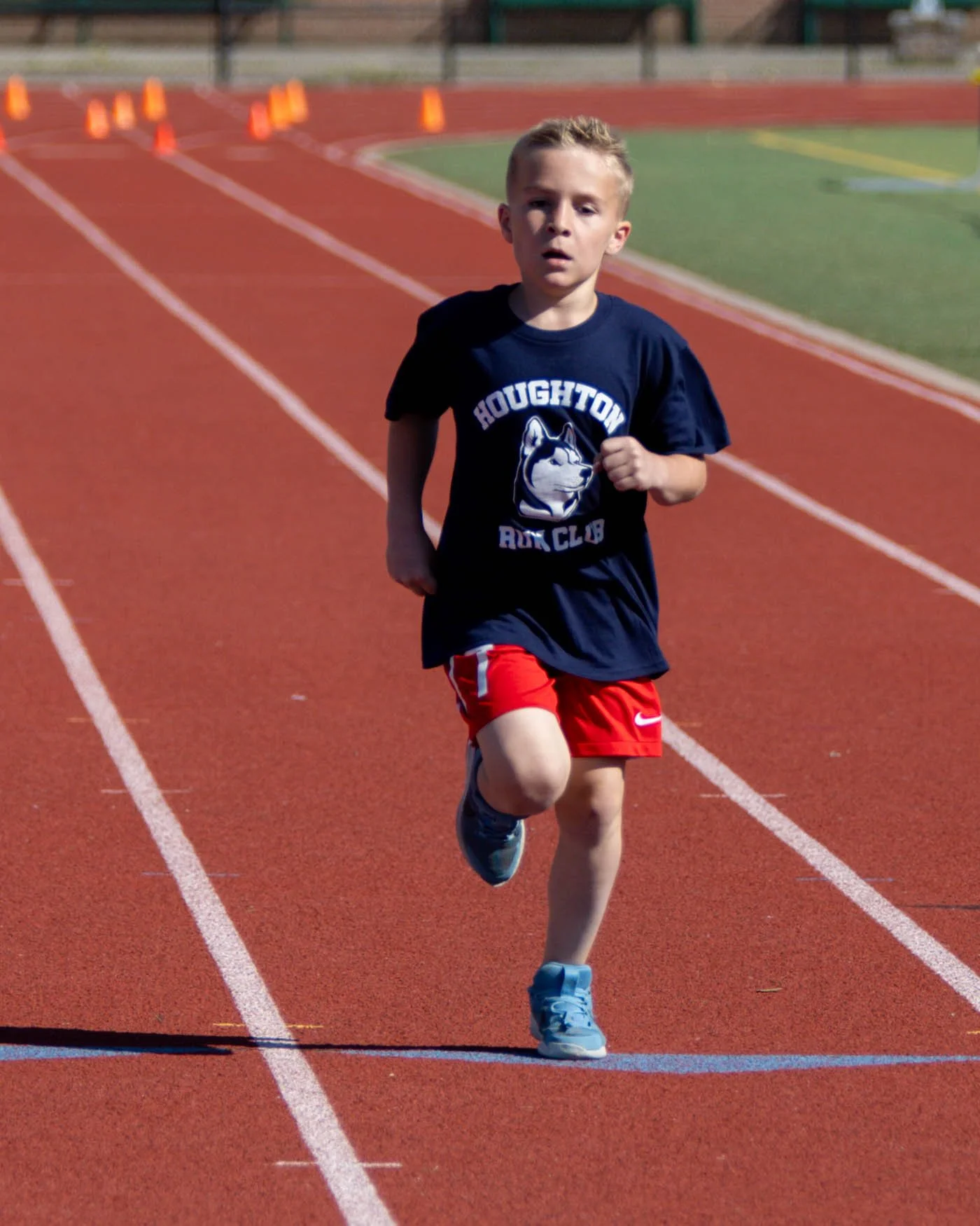Houghon runner finishes the race