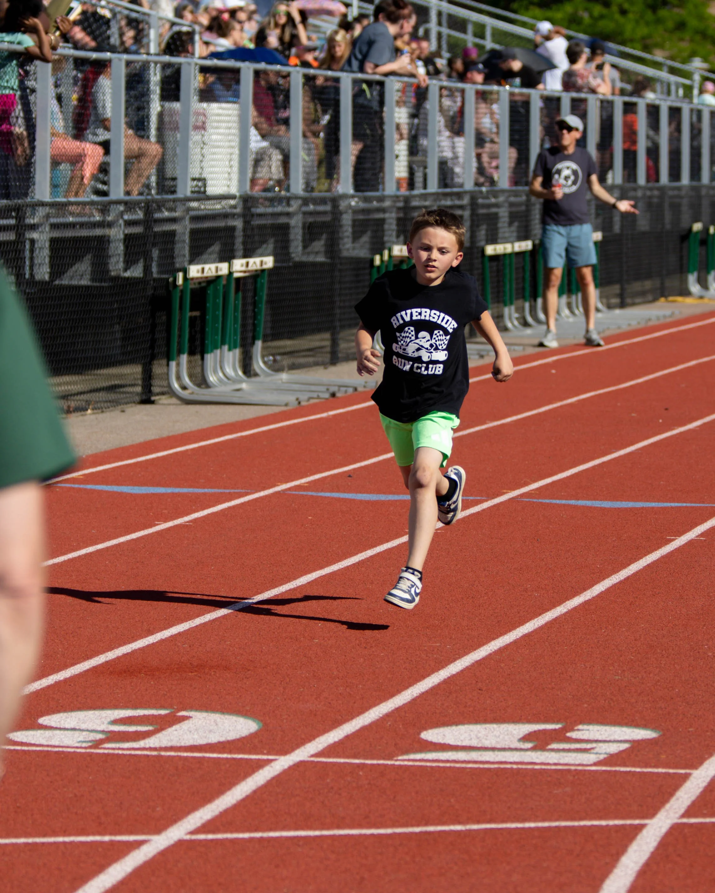 Riverside runner finishes the race