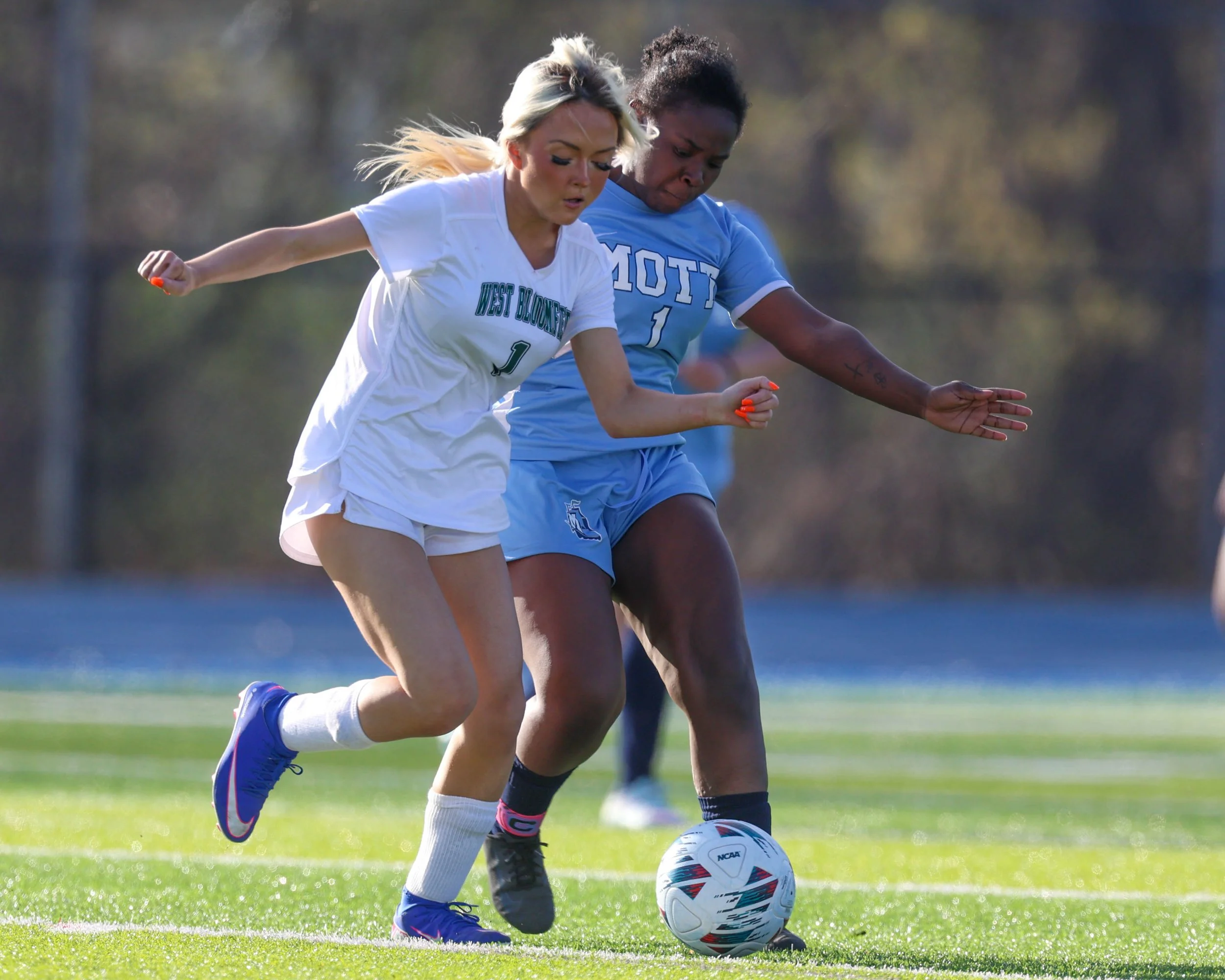 #1 defending the ball