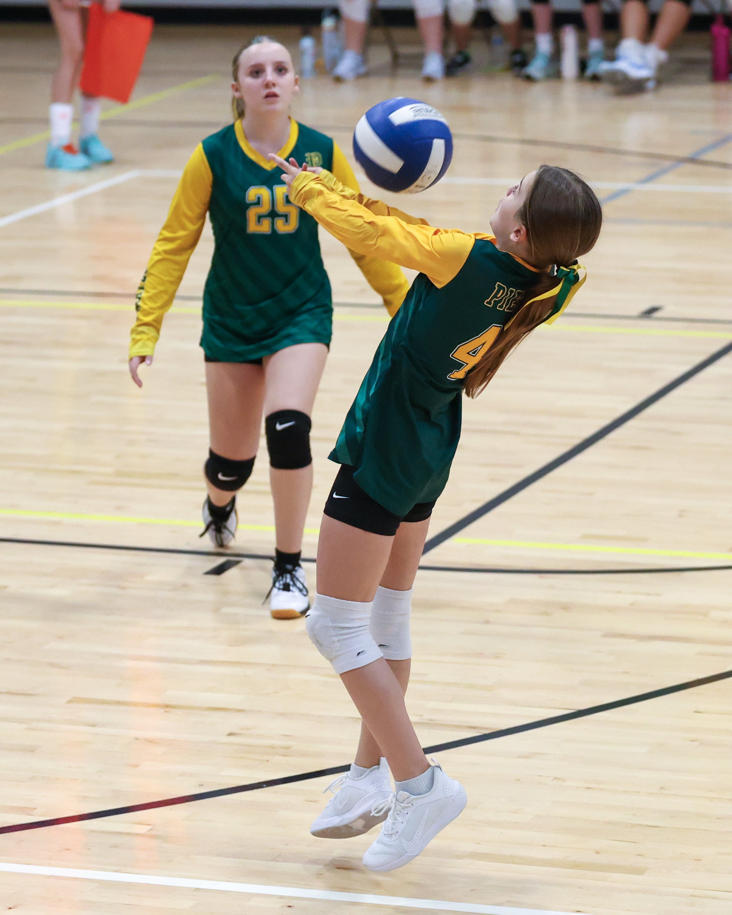 Pierce girl returns the ball