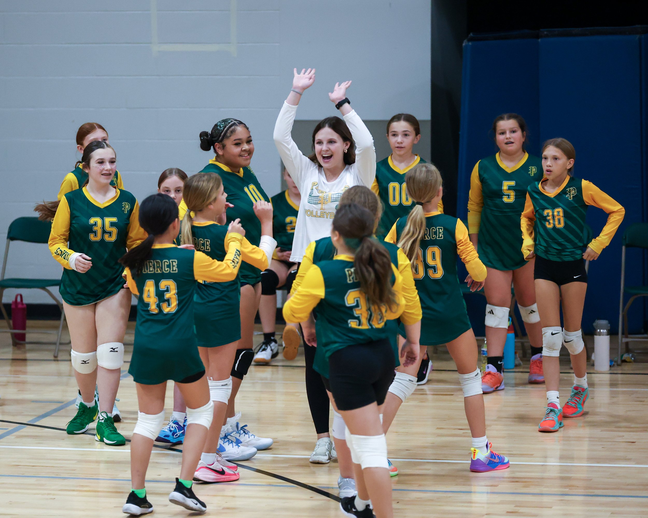 Pierce girls win game 2
