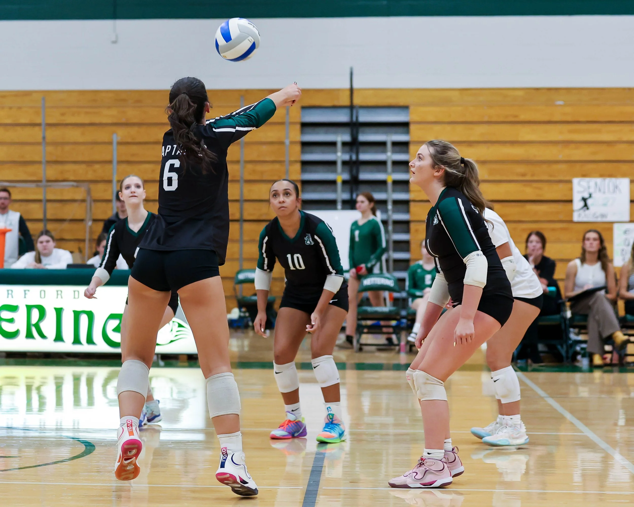 Kettering #6 returns the ball