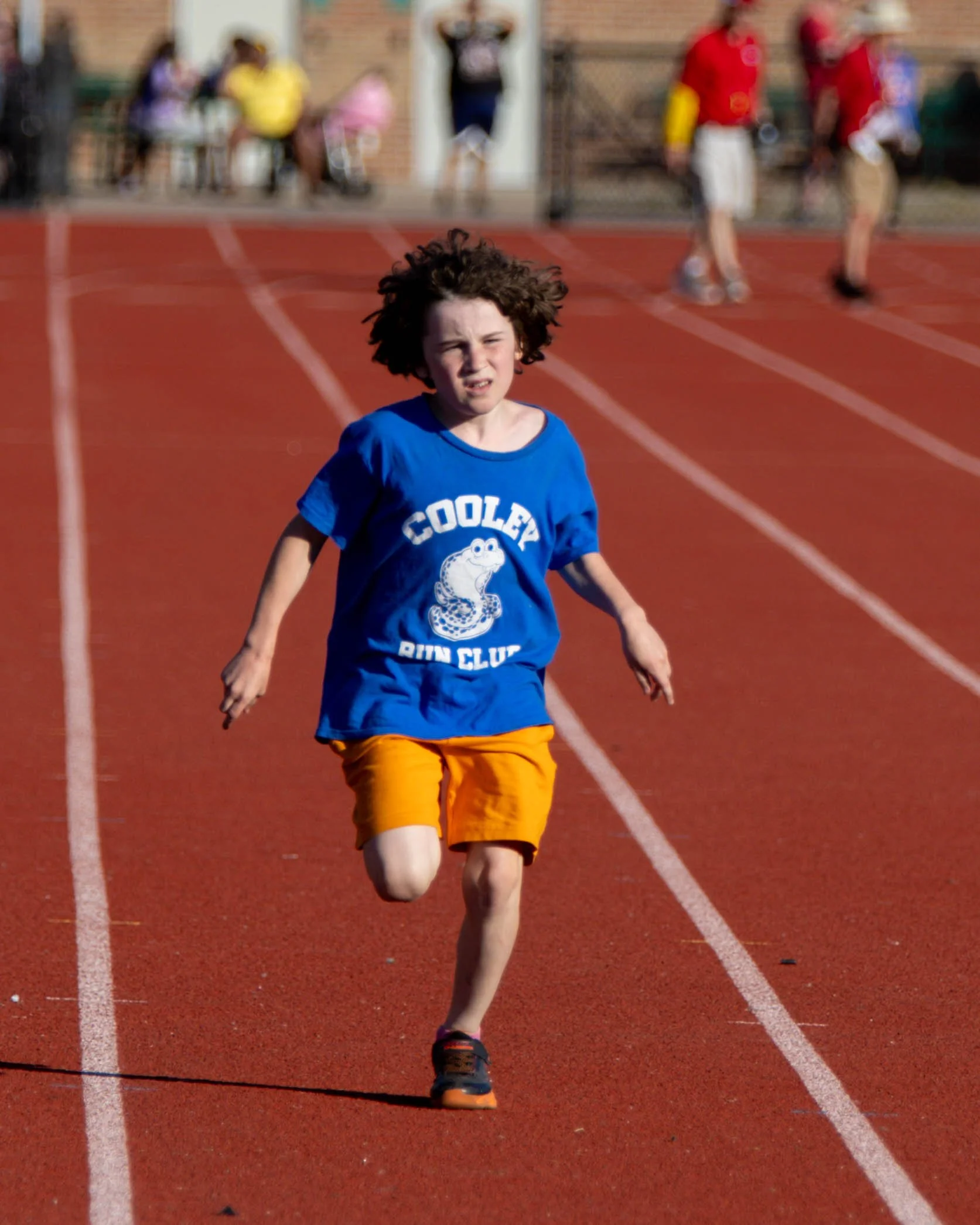 Cooley boy finishes the race