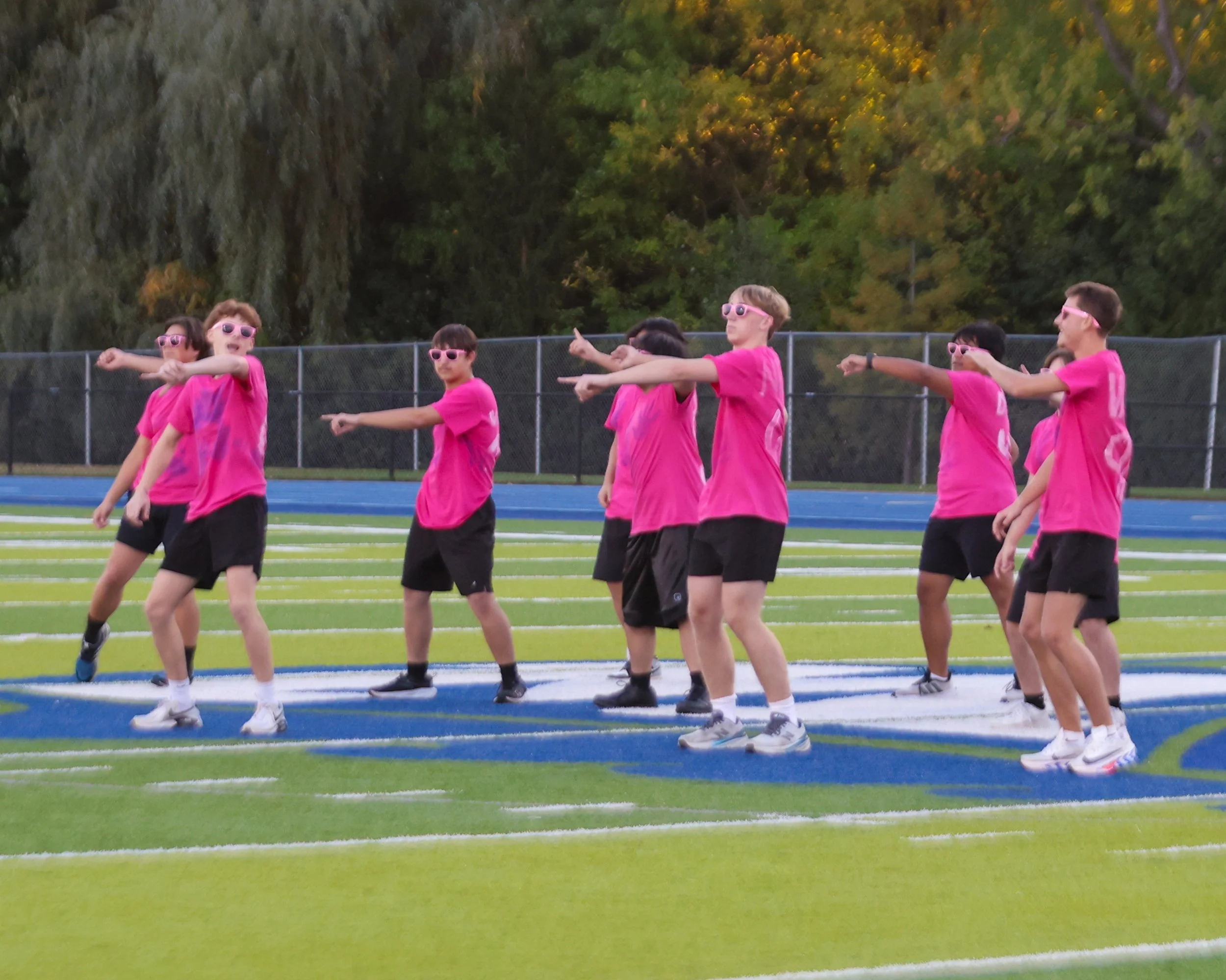 WM Cheerleaders at halftime