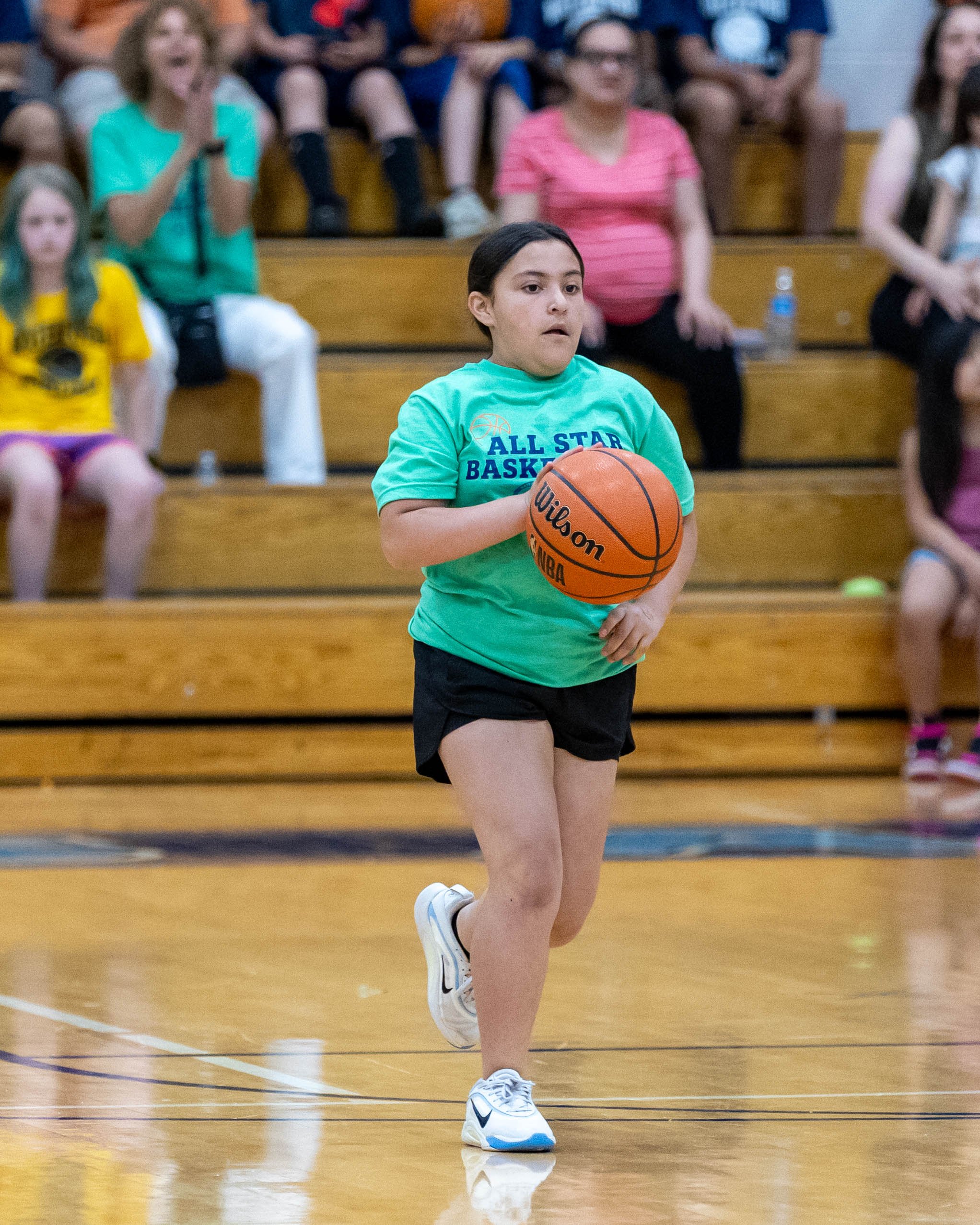 South girl with the ball
