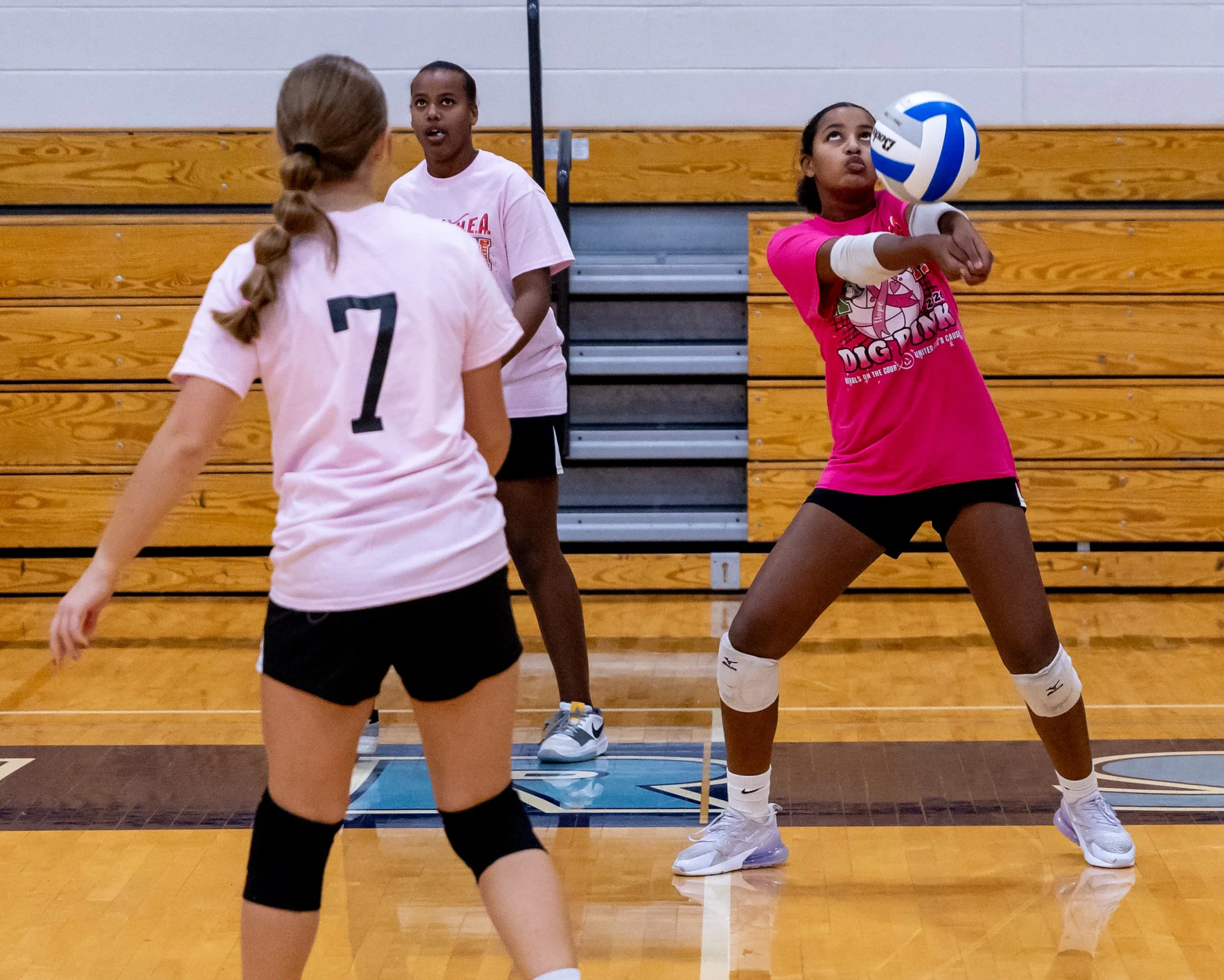Firebird player hits the ball