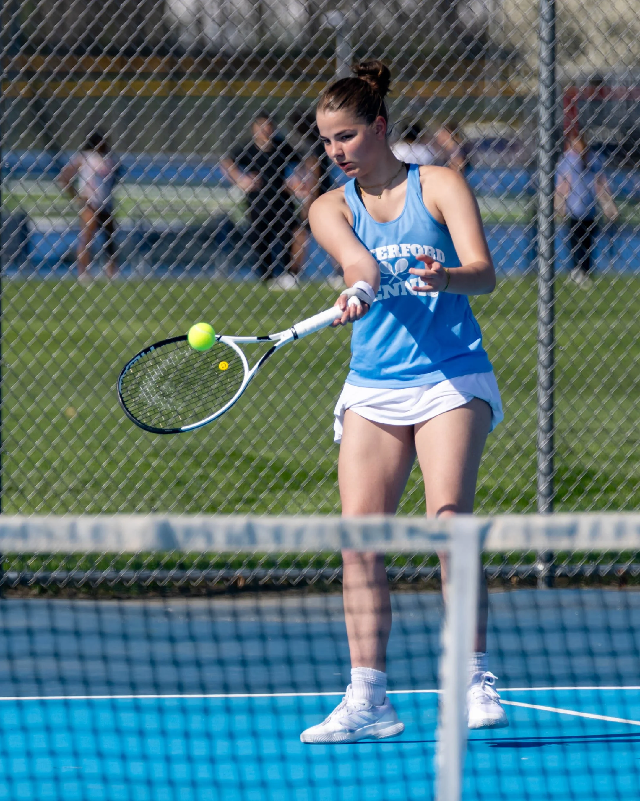 Waterford United player returns the ball