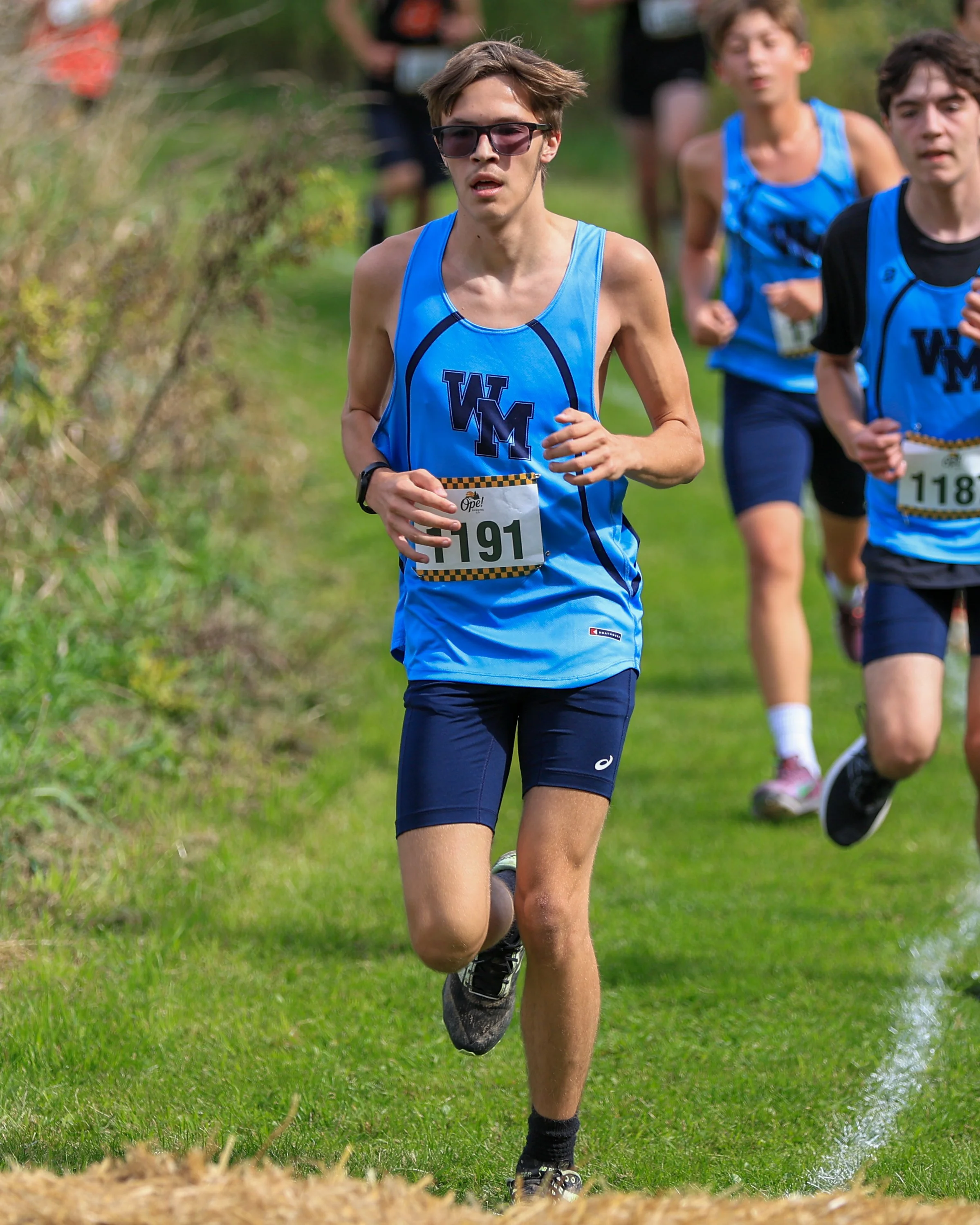 WM runner at the half way point 
