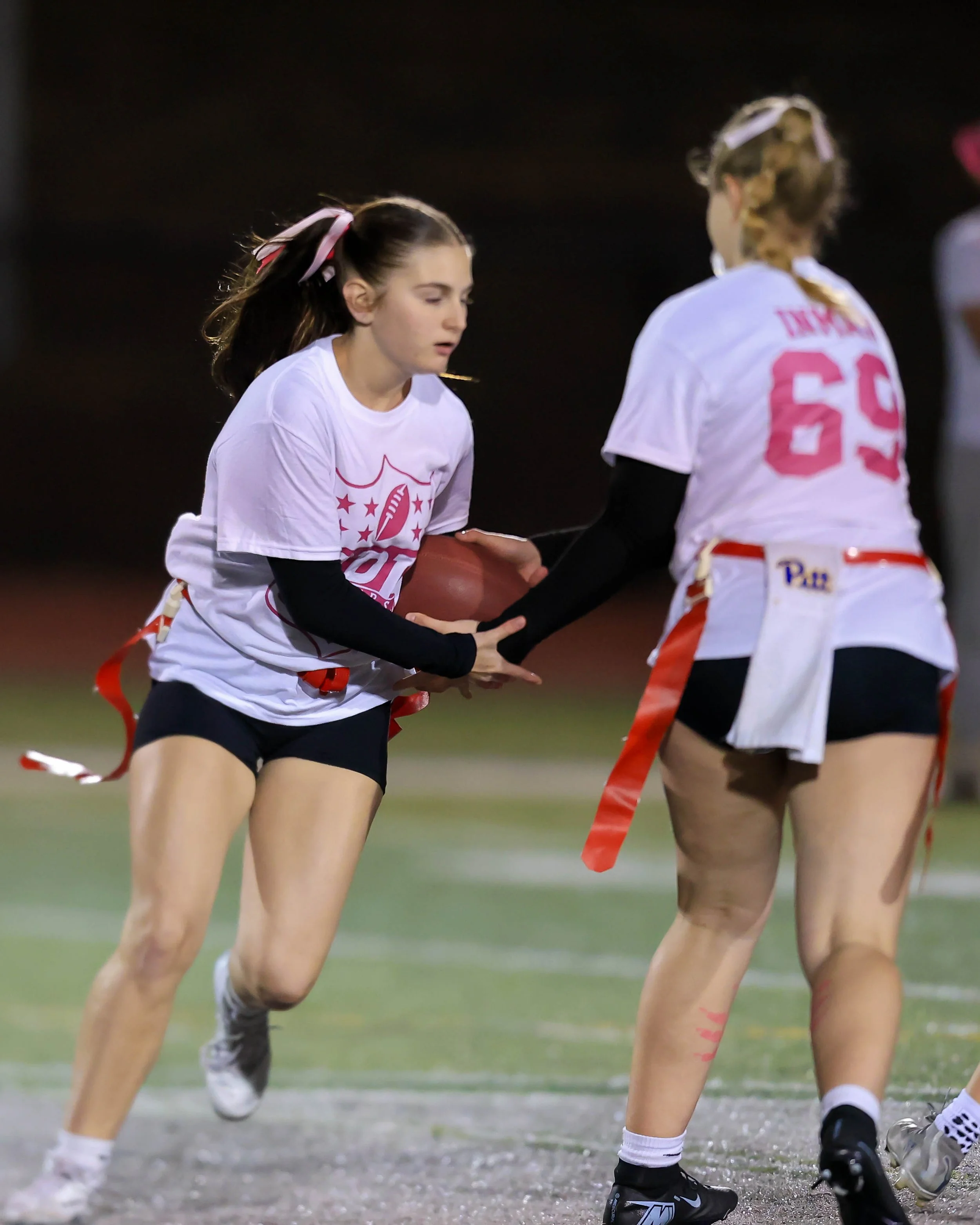 Junior running back with the ball