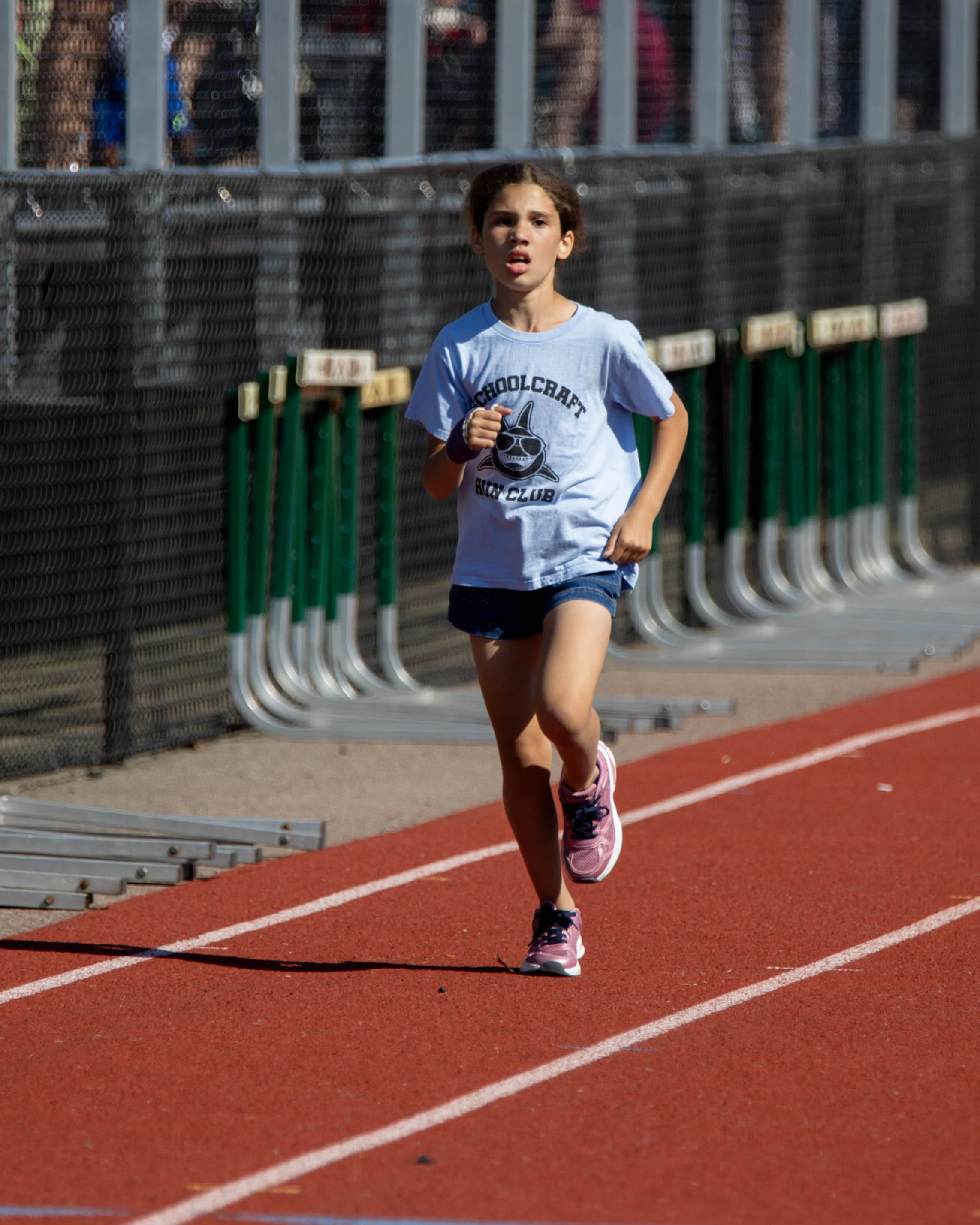 Schoolcraft runner finishes the race