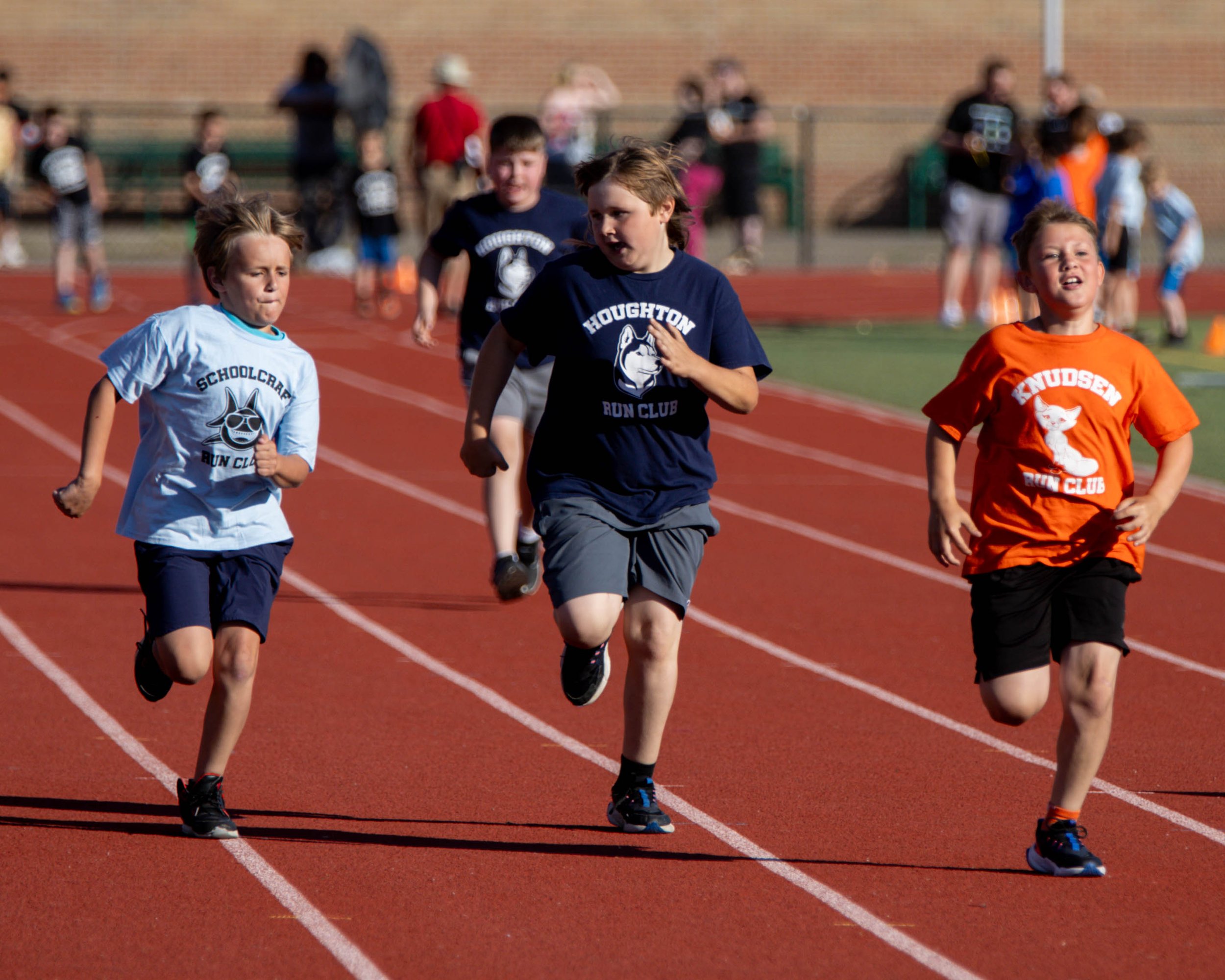 Schoolcraft, Houghton and Knudsen boys finish the race