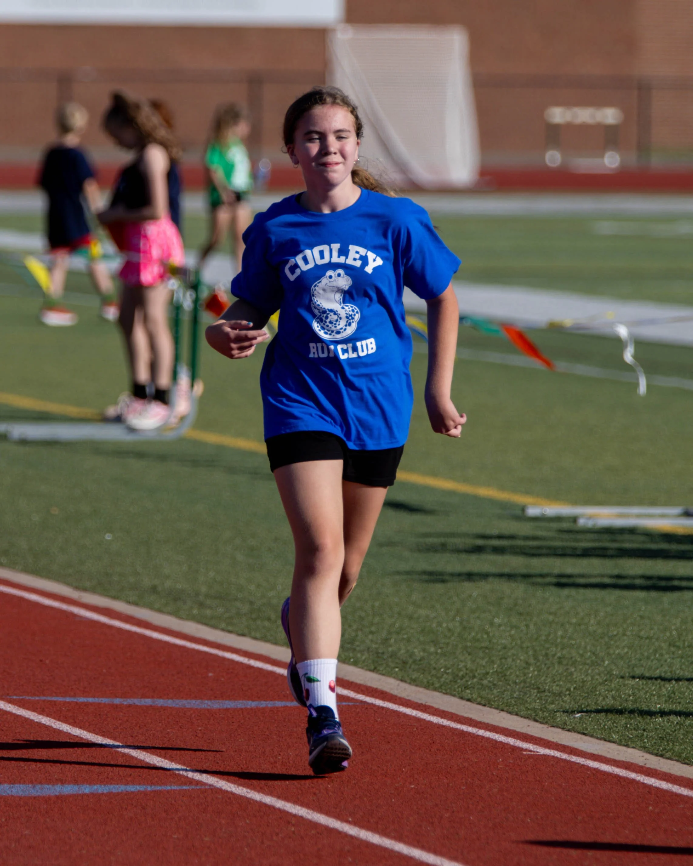 Cooley girl finishes the race