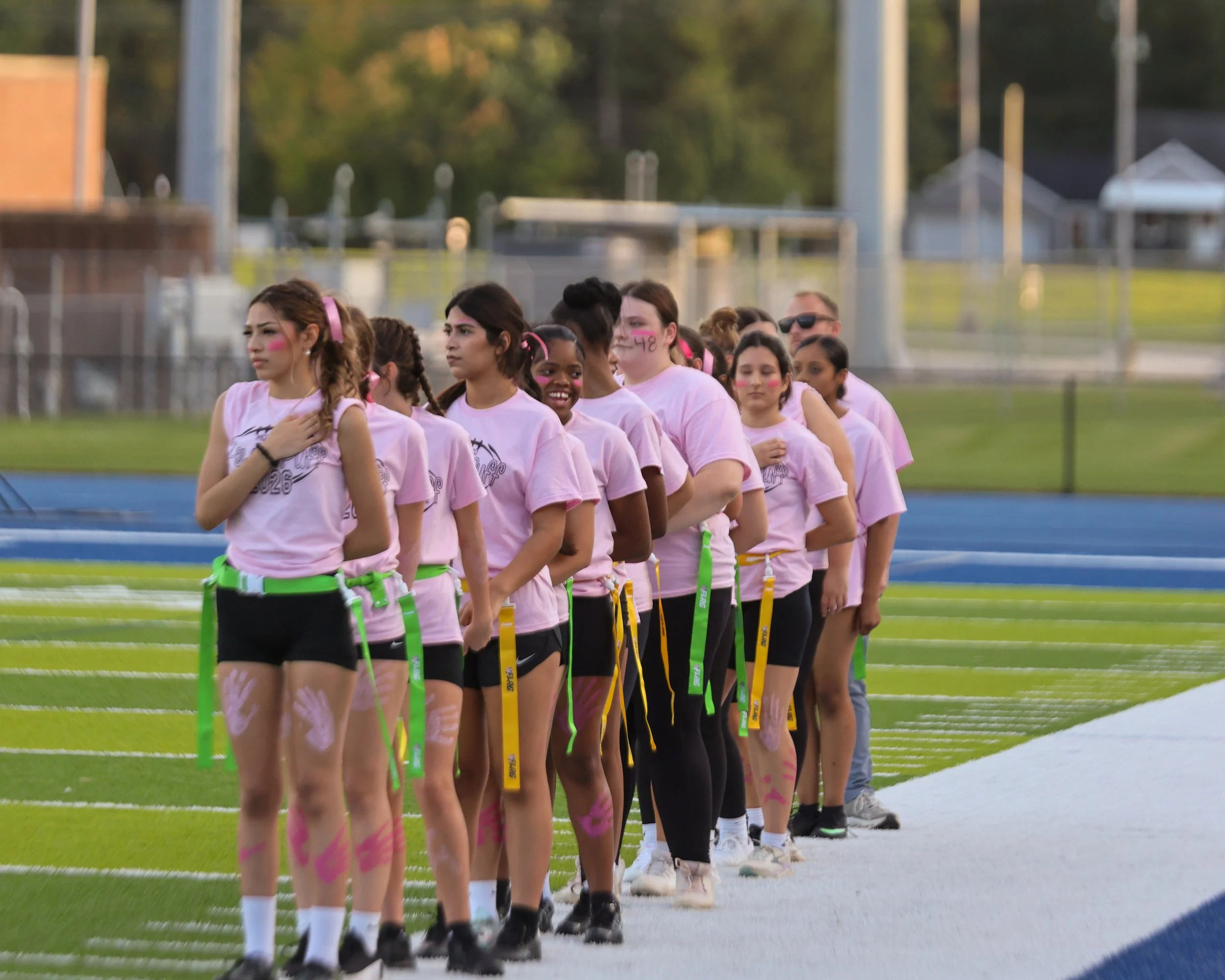WM Juniors during National Anthem