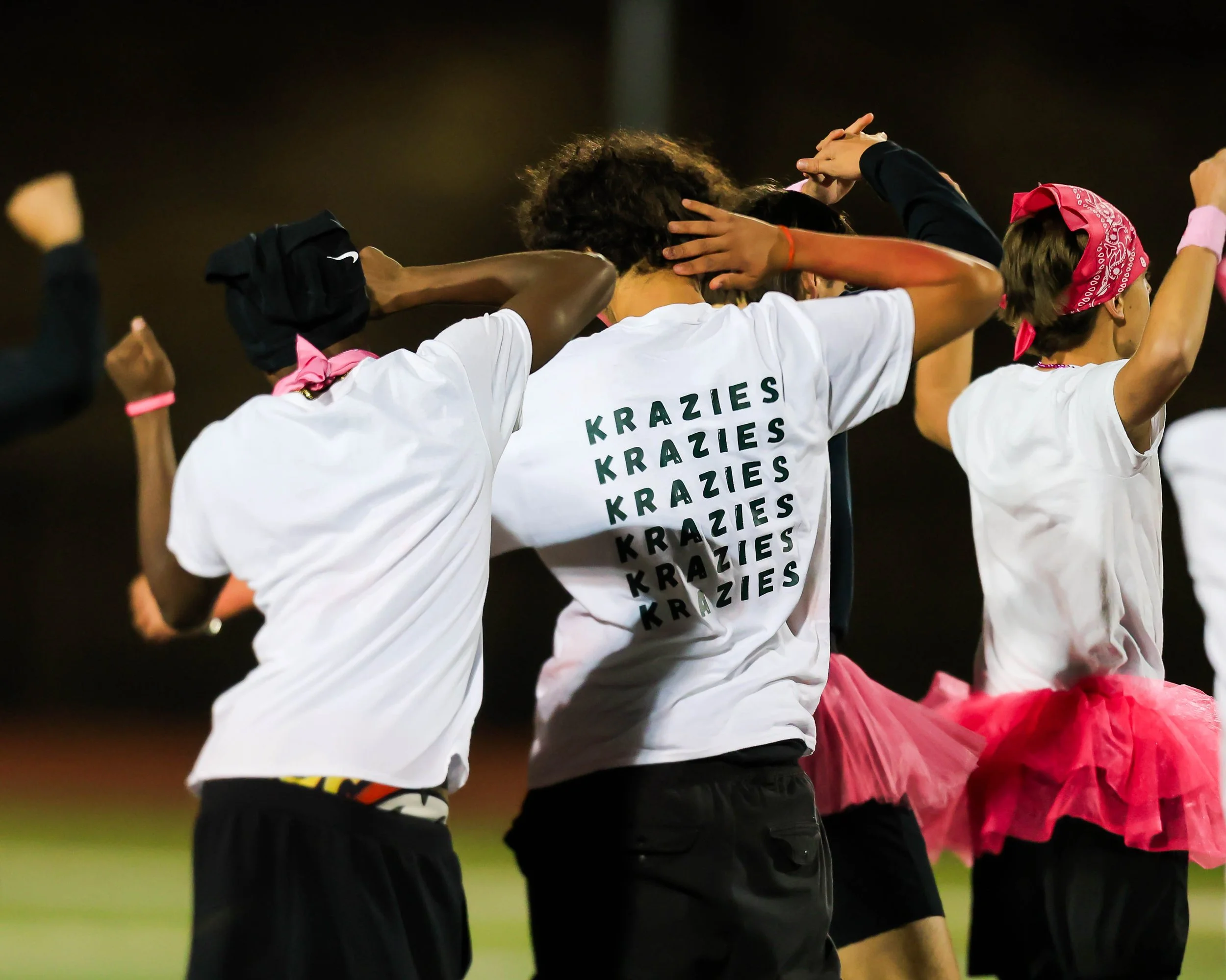 Dance team members