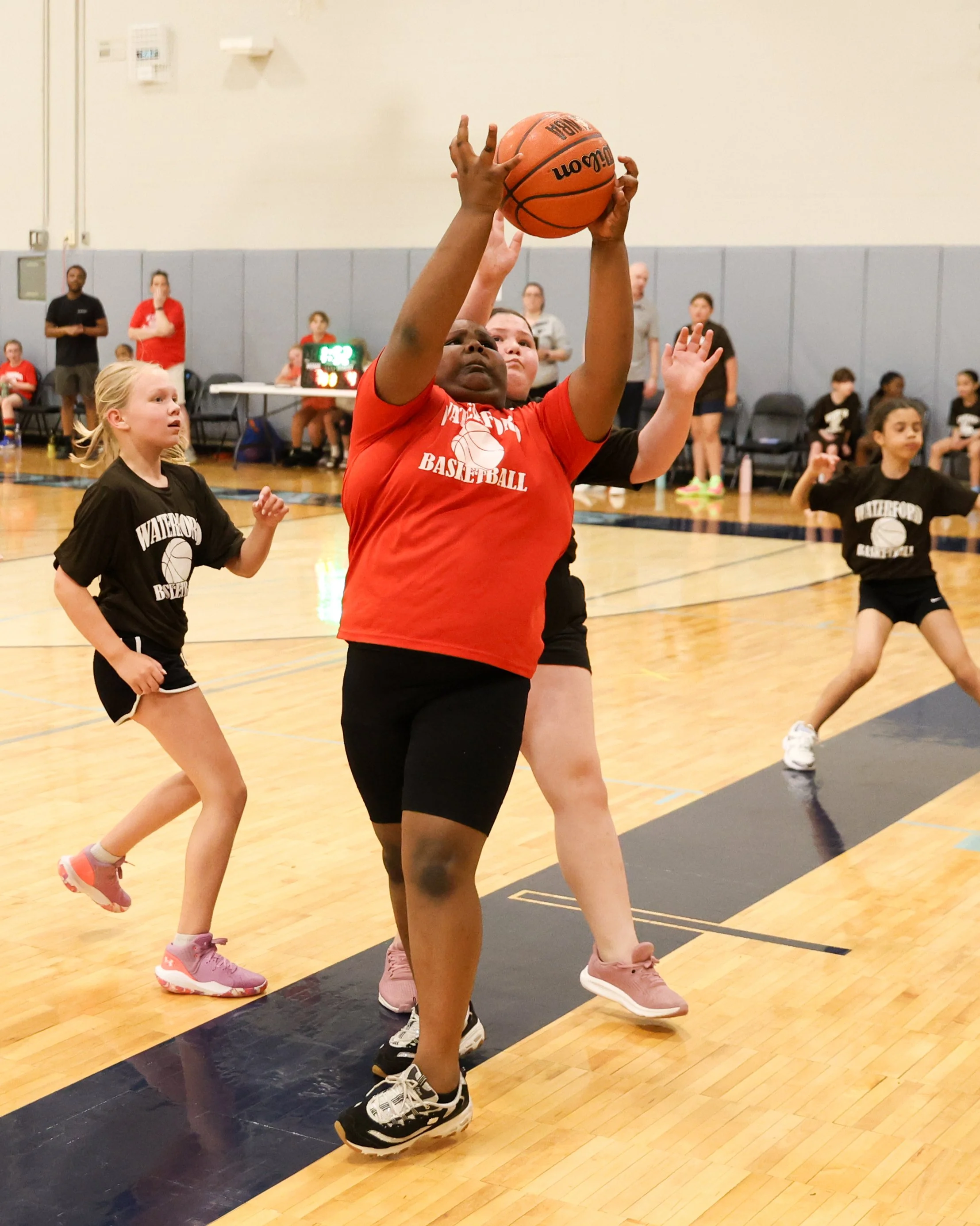 Houghton girl grabs the ball