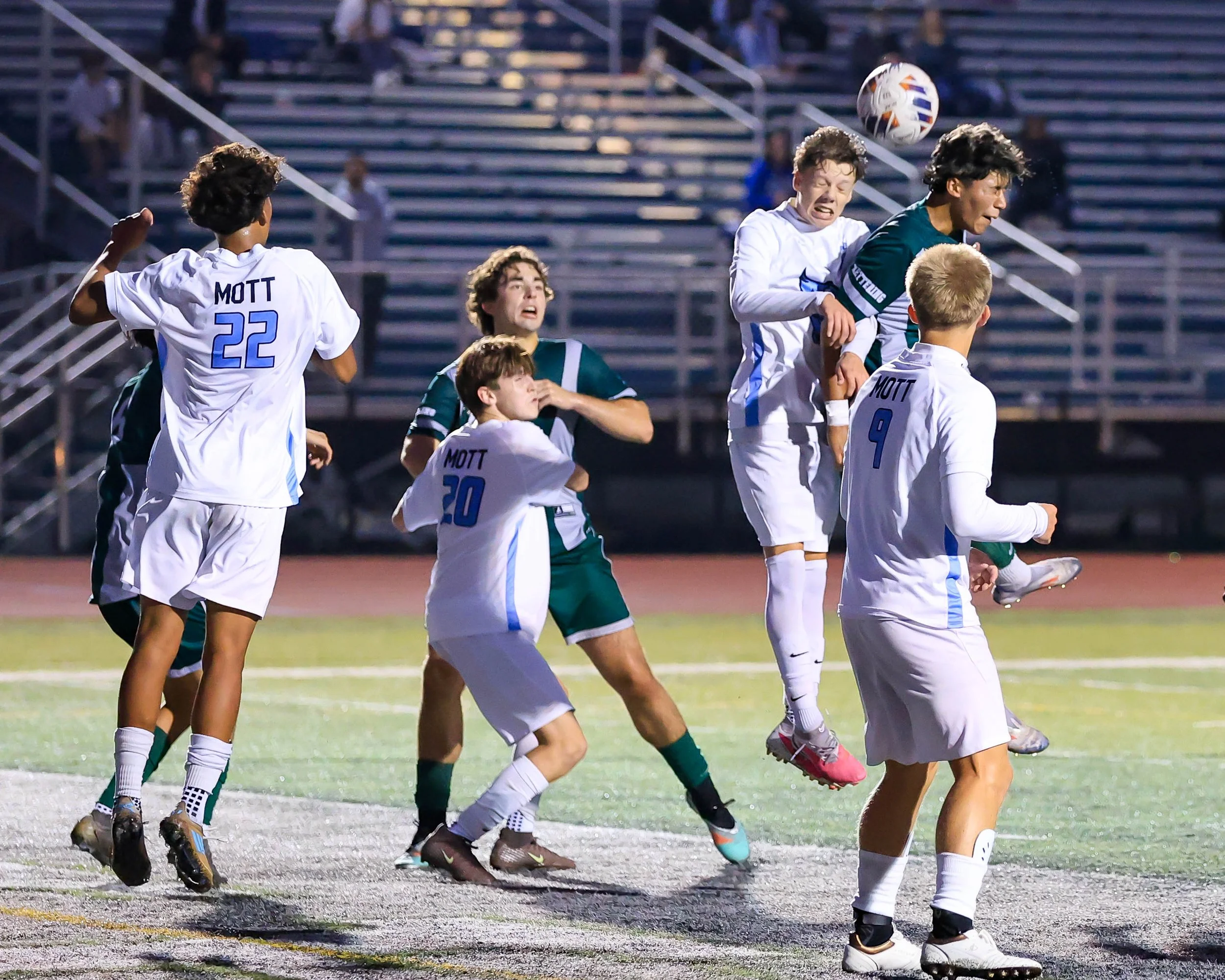 WK with a corner kick