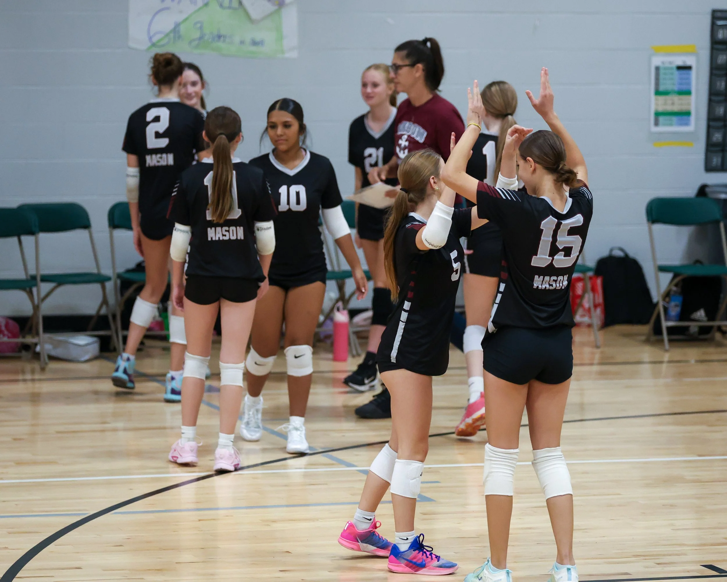 Mason girls win game 2