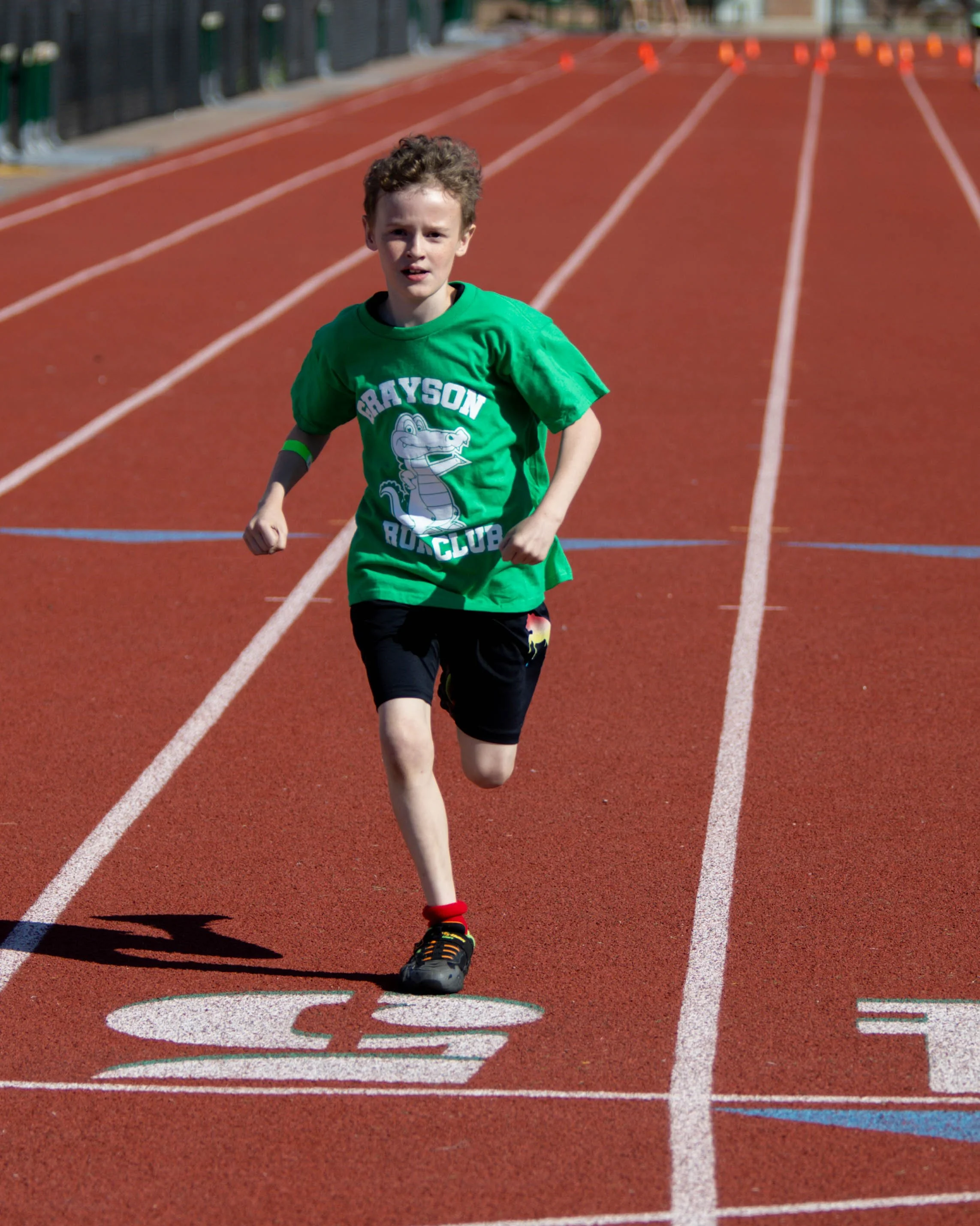 Grayson runner finishes the race