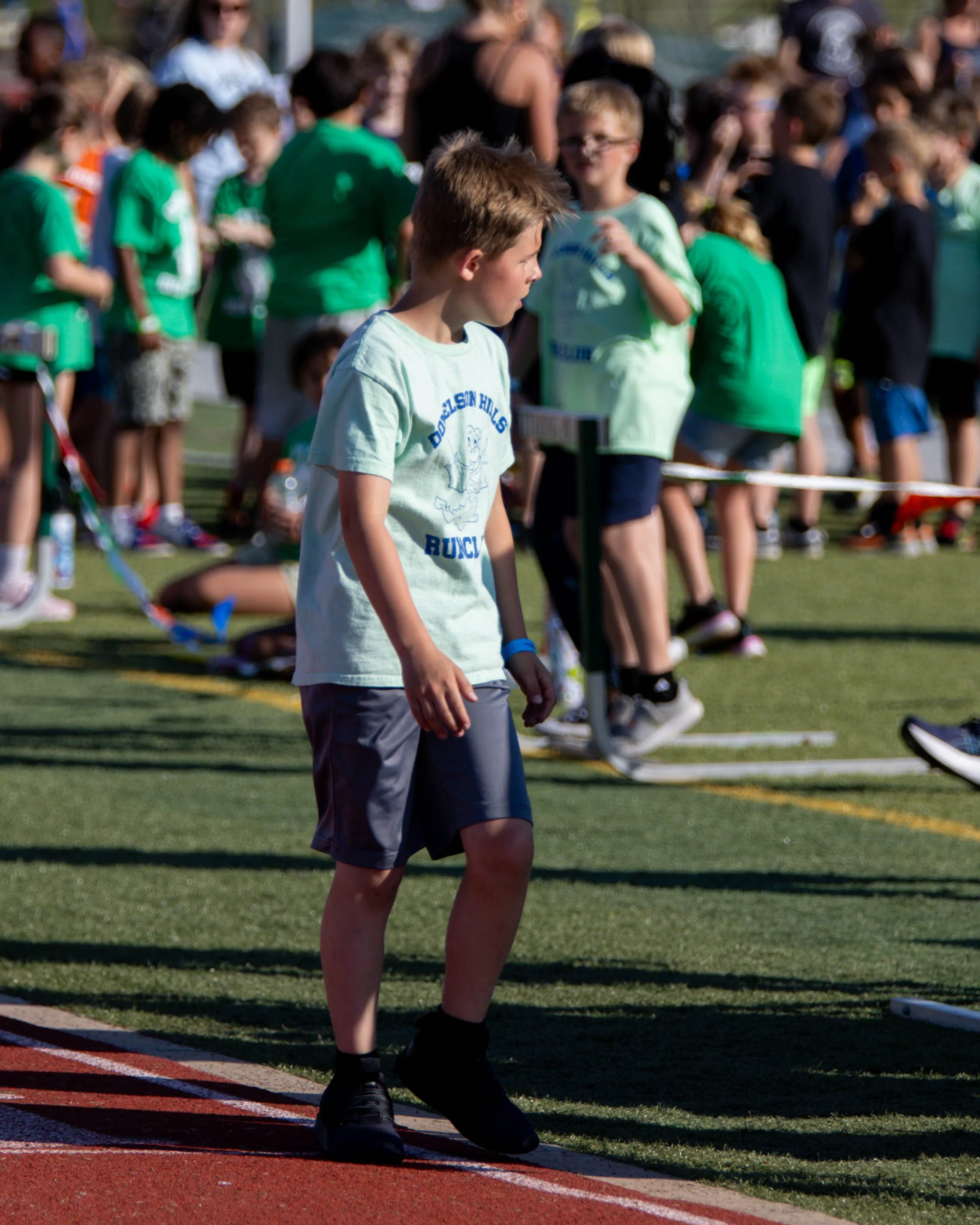 Donelson Hills boy finishes the race