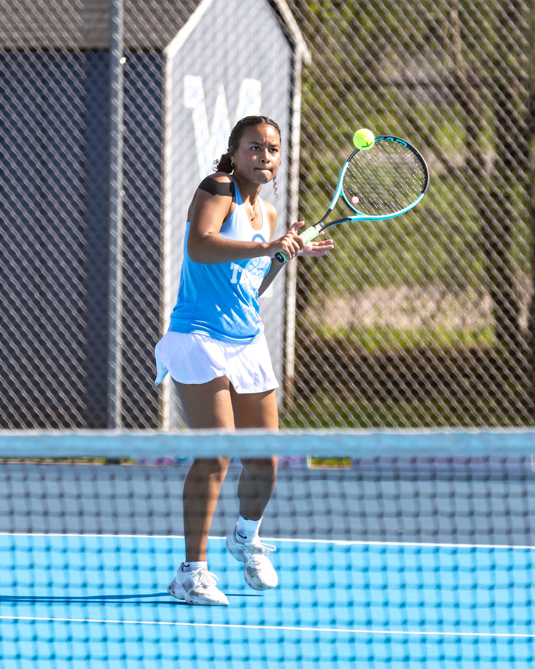 Waterford United player returns the ball