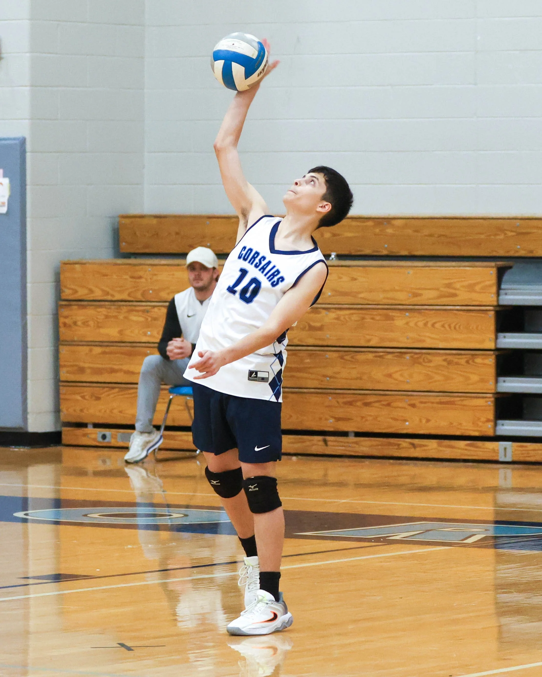 Mott #10 hits the ball