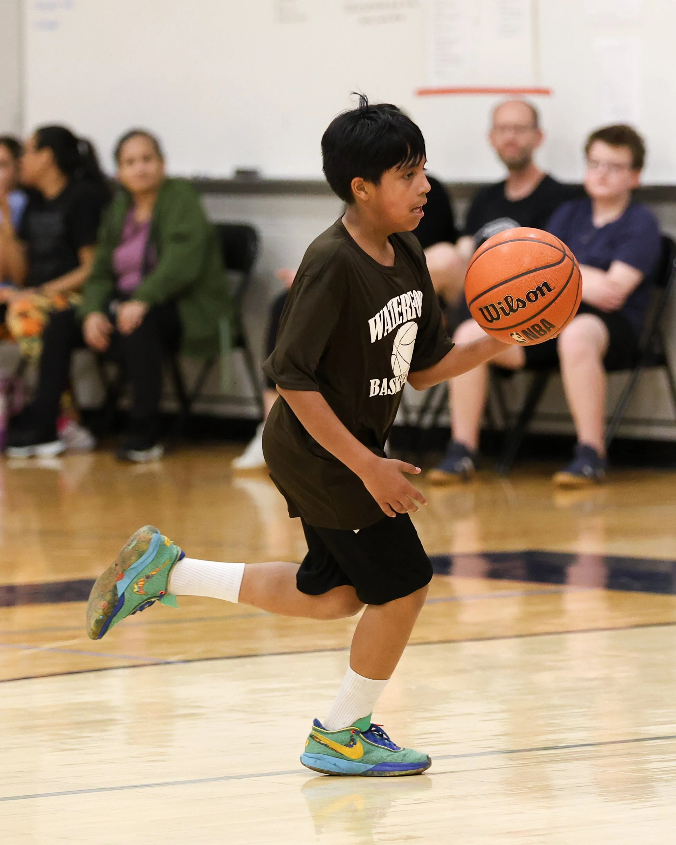 Haviland boy dribbles the ball