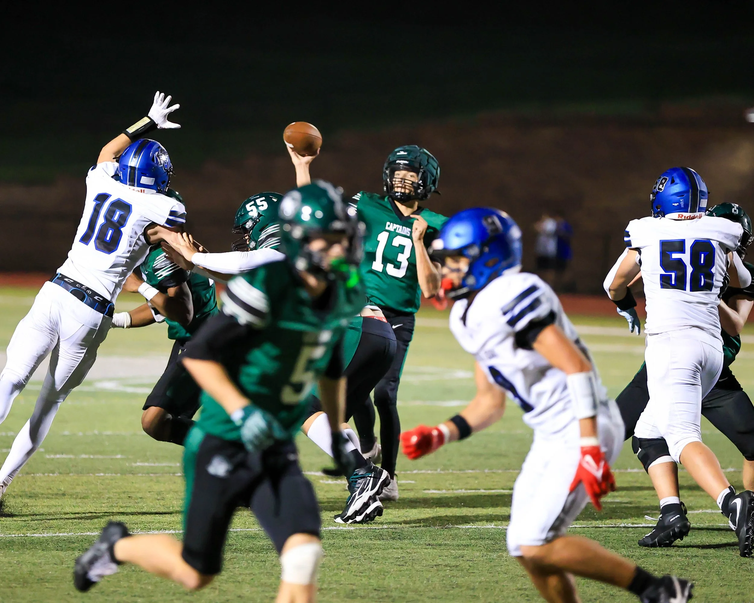 WK #13 passes the ball 