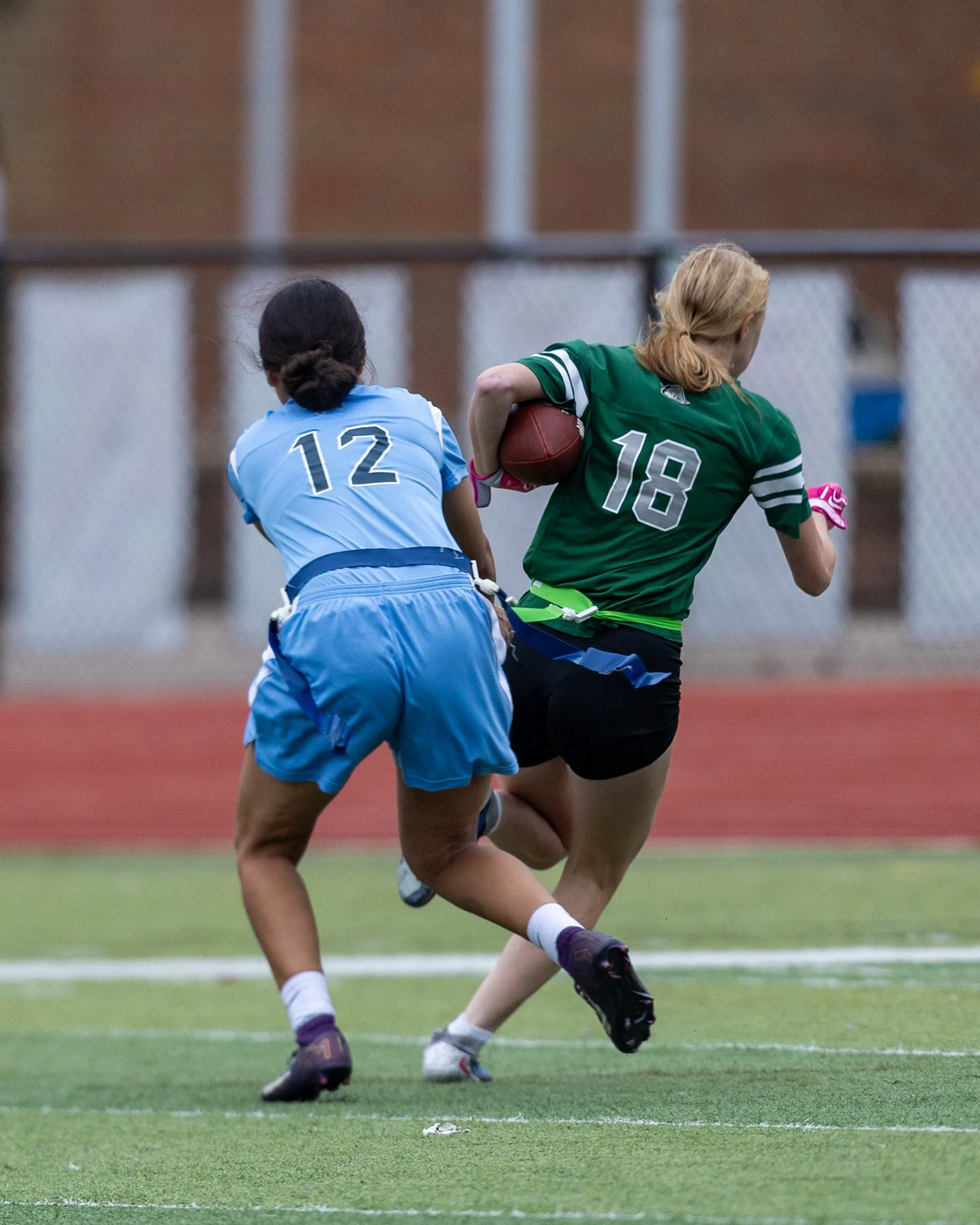 WM #12 grabs for the flag