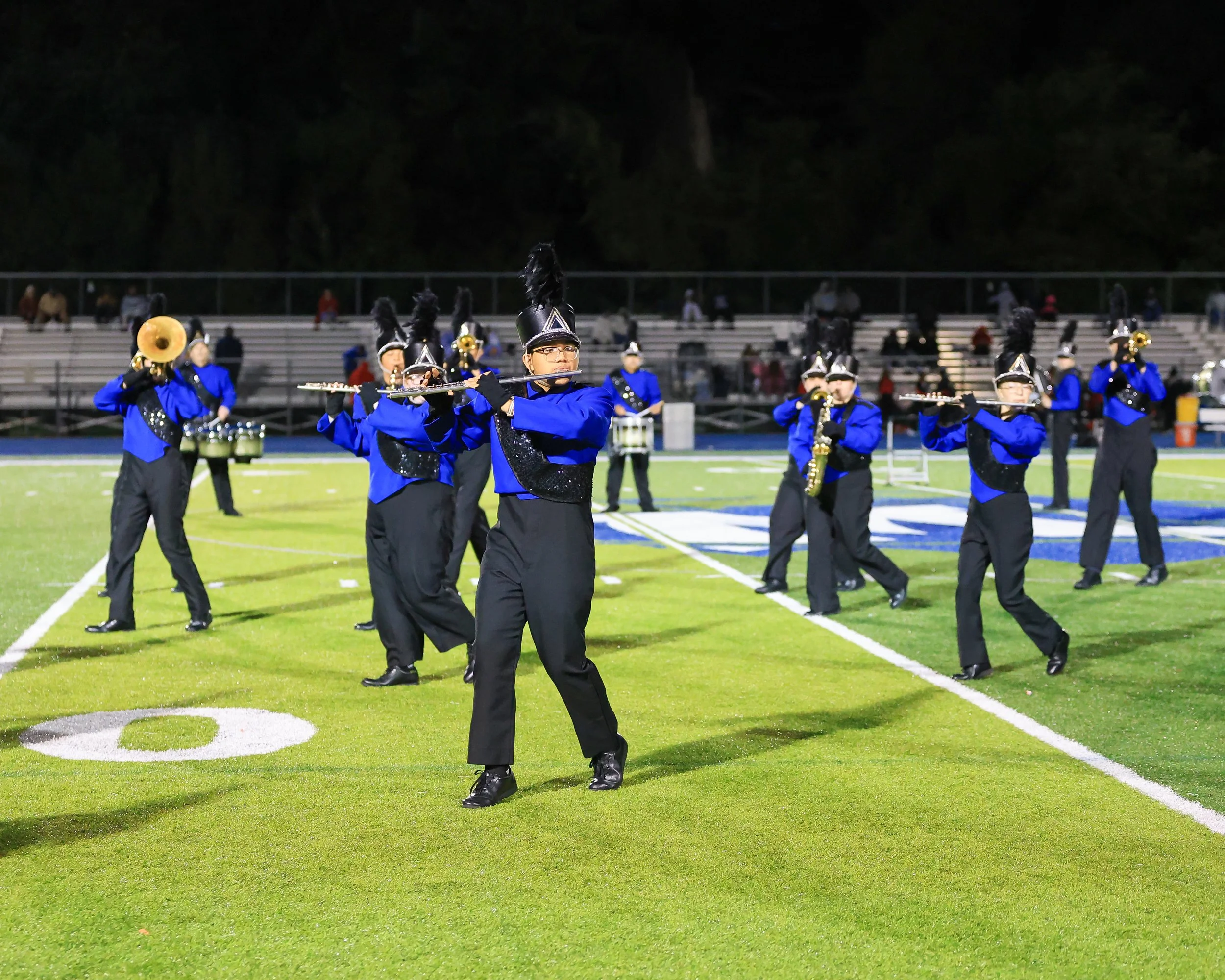 WM Marching Band members