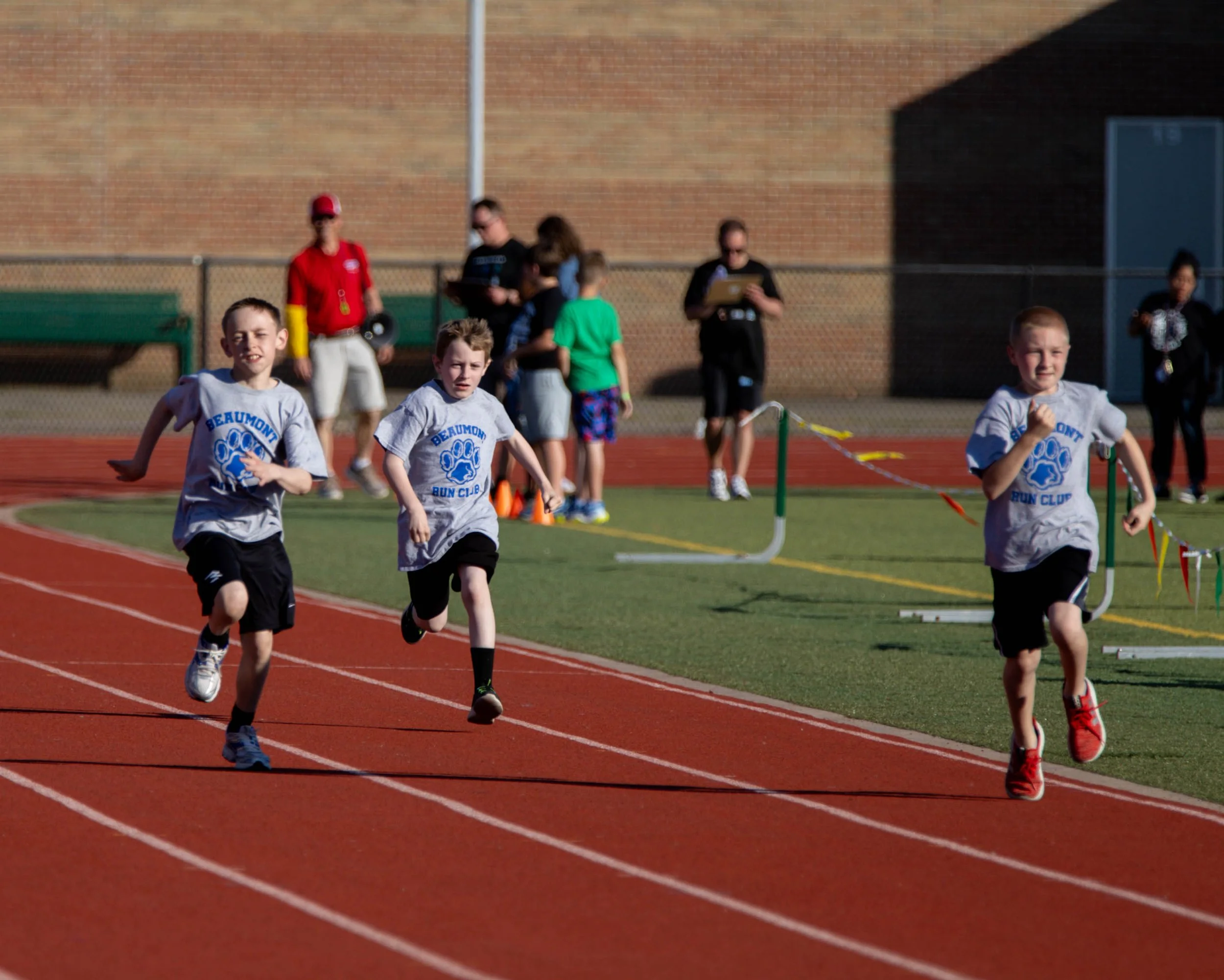 Beaumont boys on the track