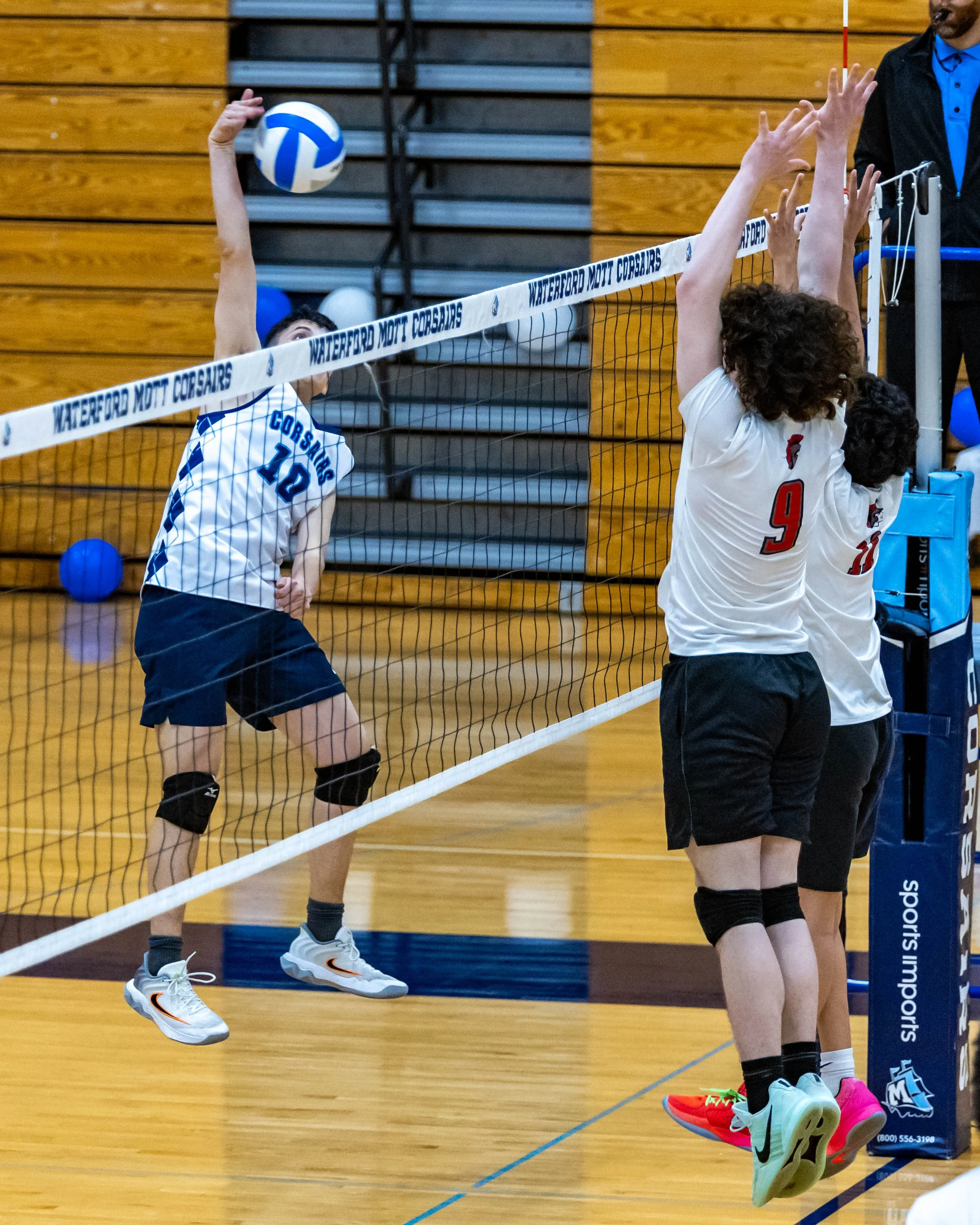 #10 hits the ball