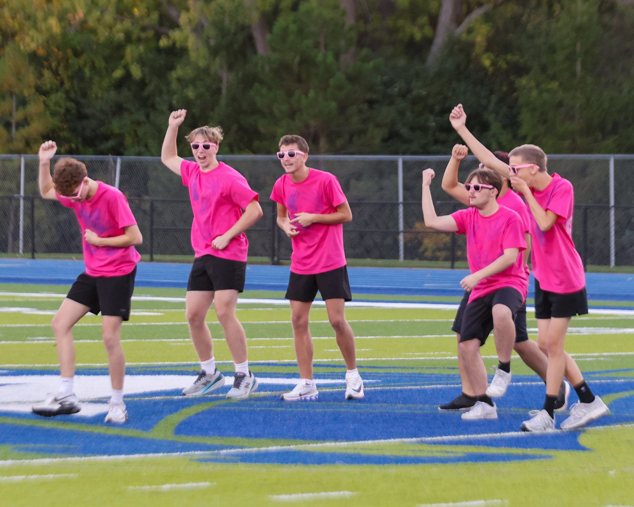 WM Cheerleaders at halftime