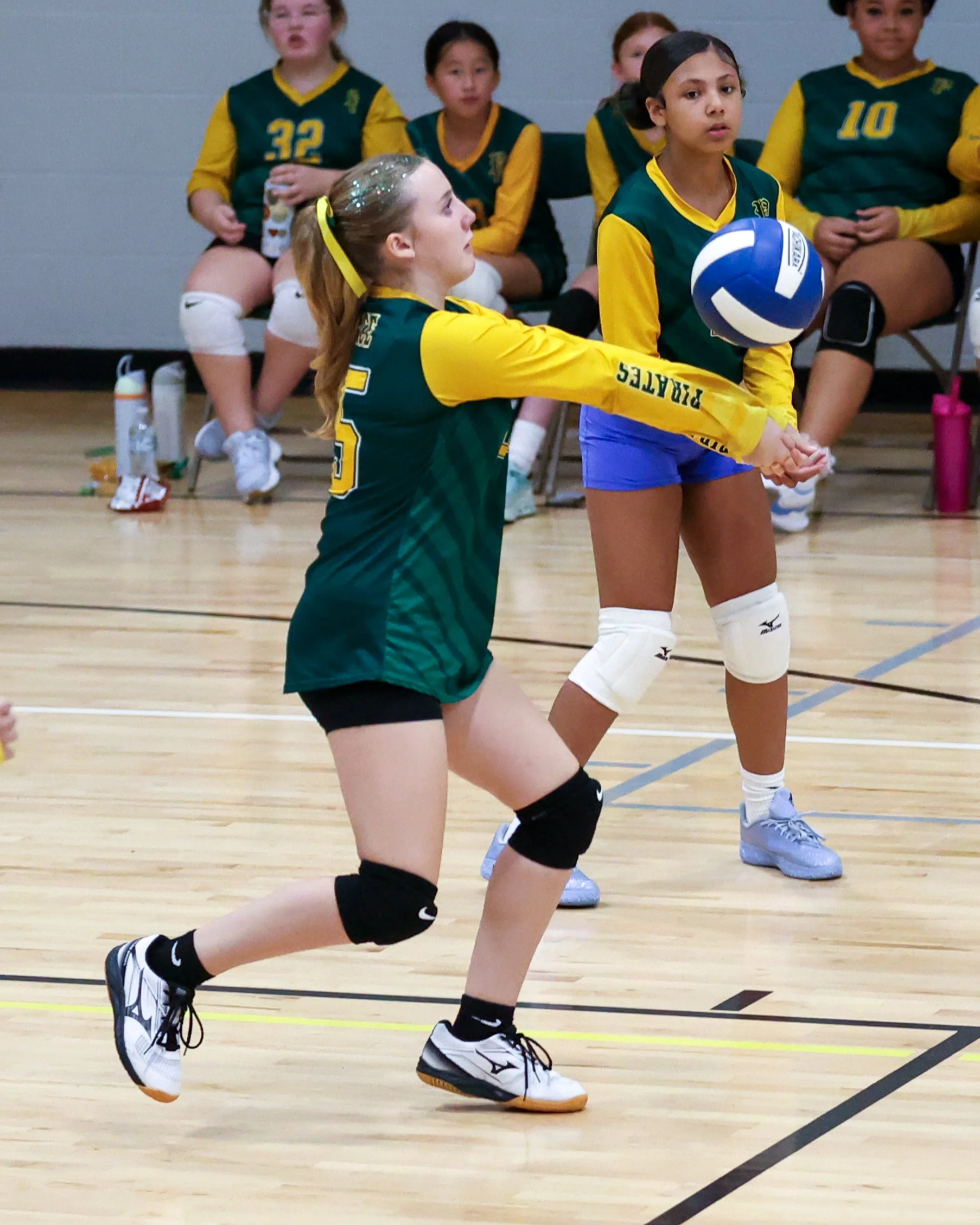 Pierce girl returns the ball