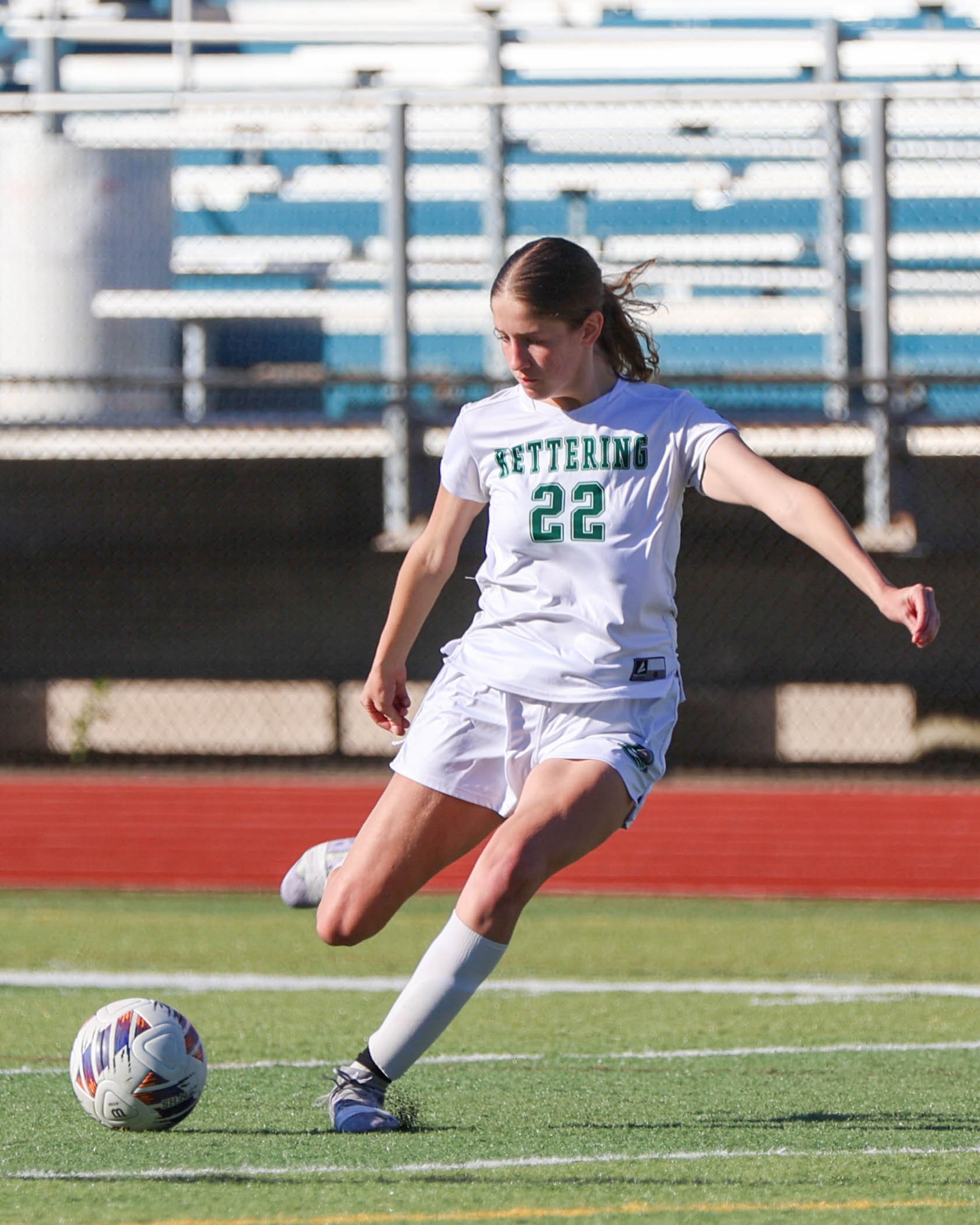 #22 with a free kick