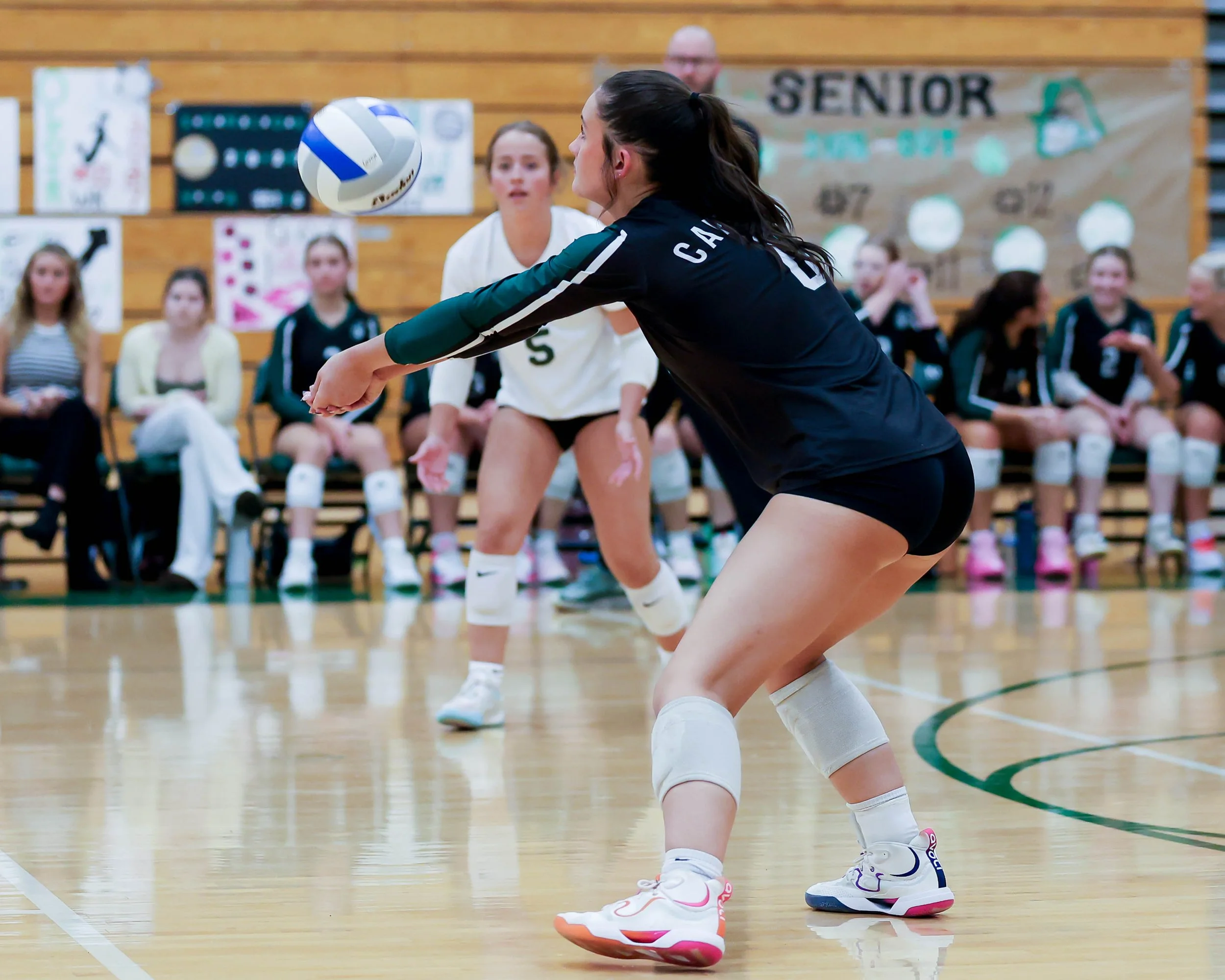 Kettering #6 returns the ball
