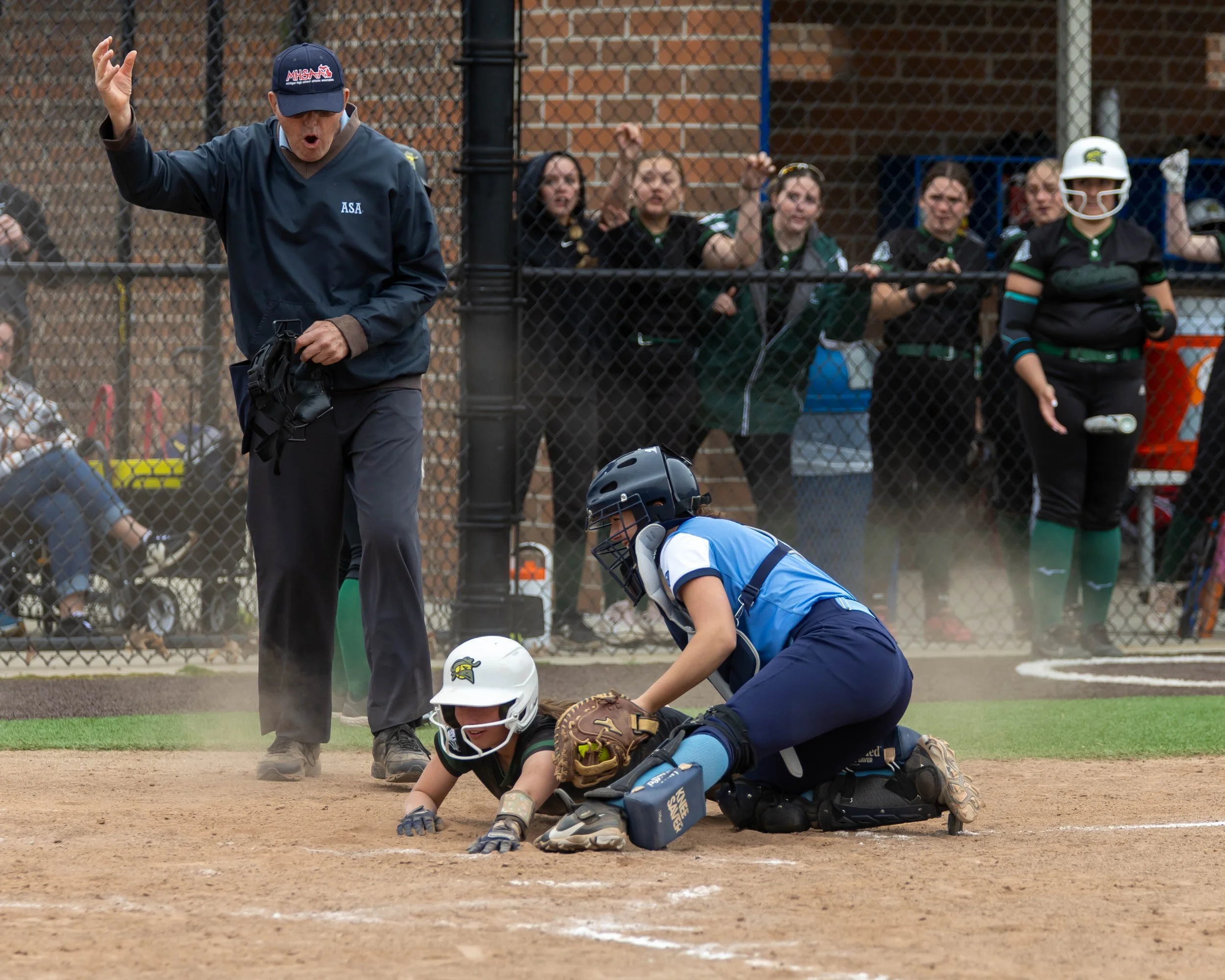Kettering runner called out at home