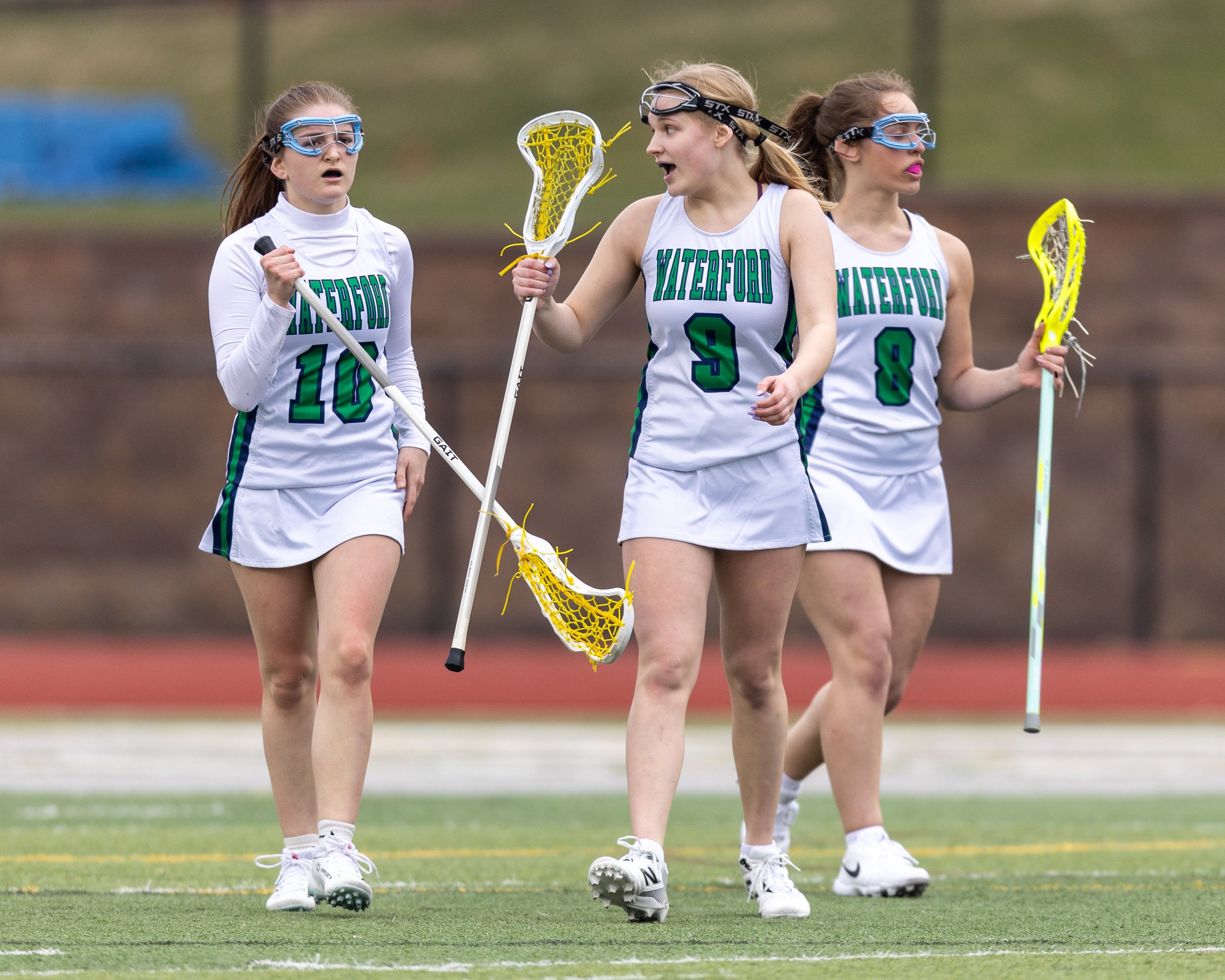 #10 and #9 celebrate the point